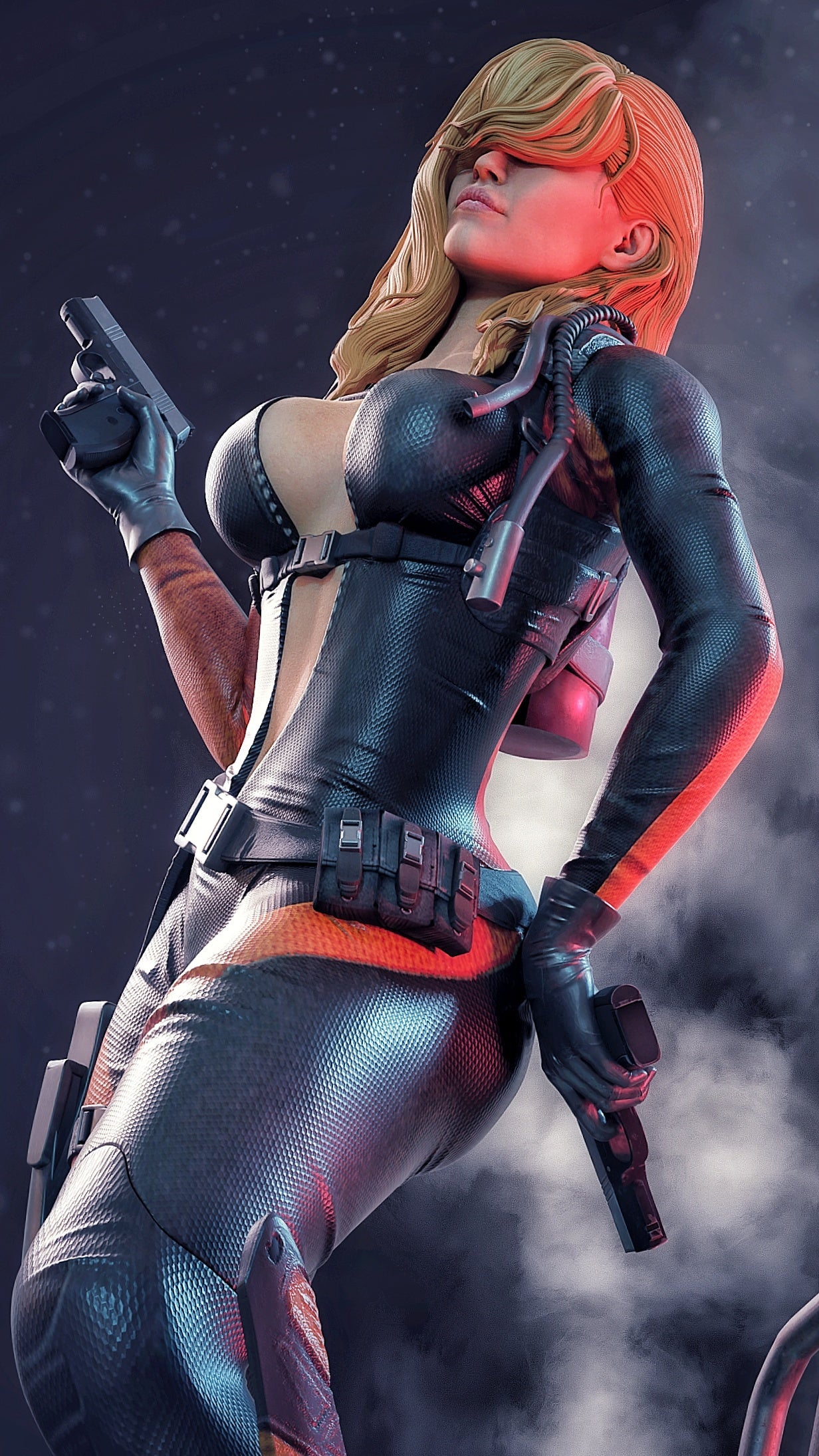 Raychal Fohlei Resident Evil Resin Art (Design by MCM3D Studios)