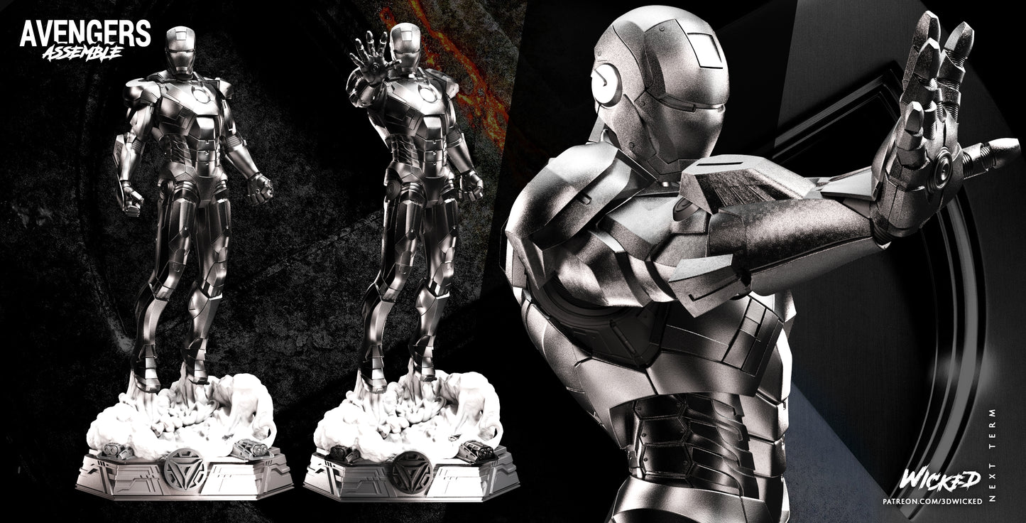 Iron Man Resin Fan Art  - MTO