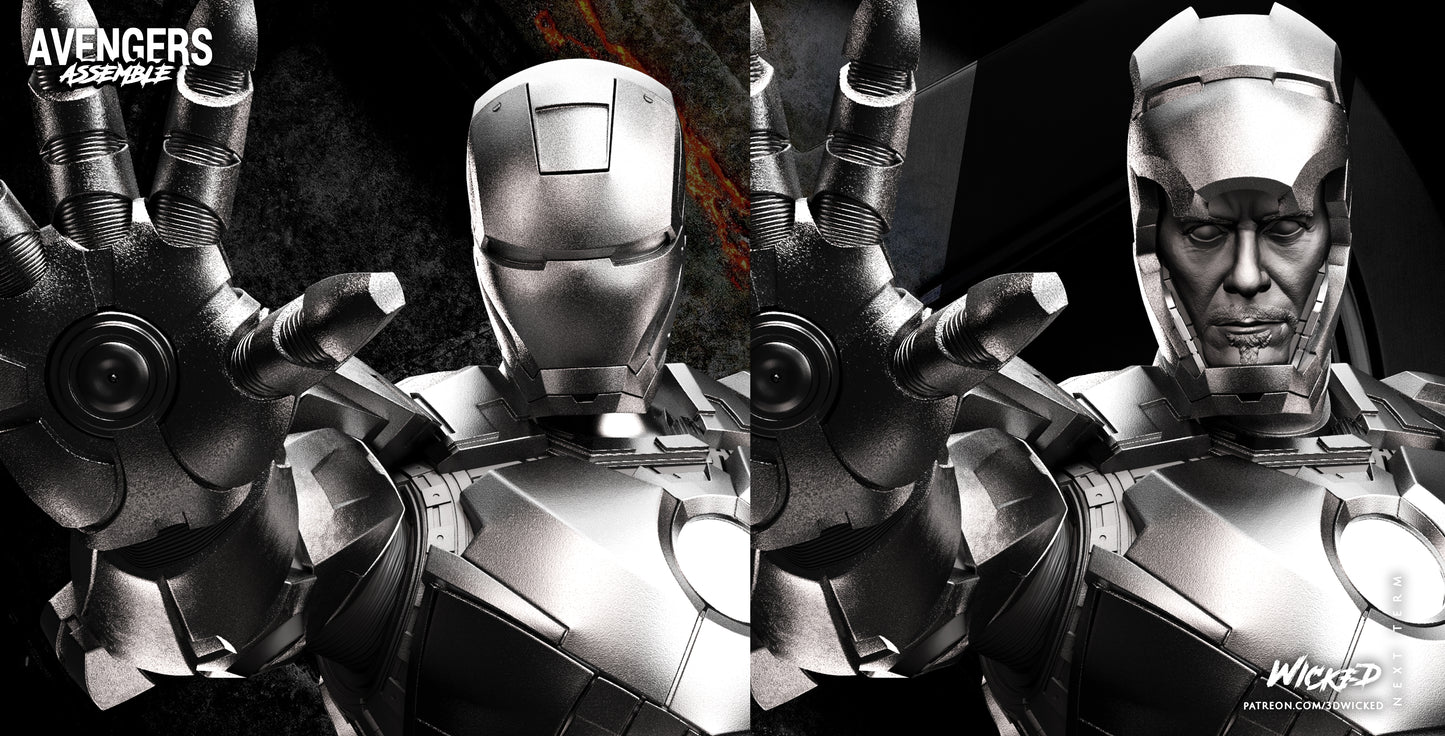 Iron Man Resin Fan Art  - MTO