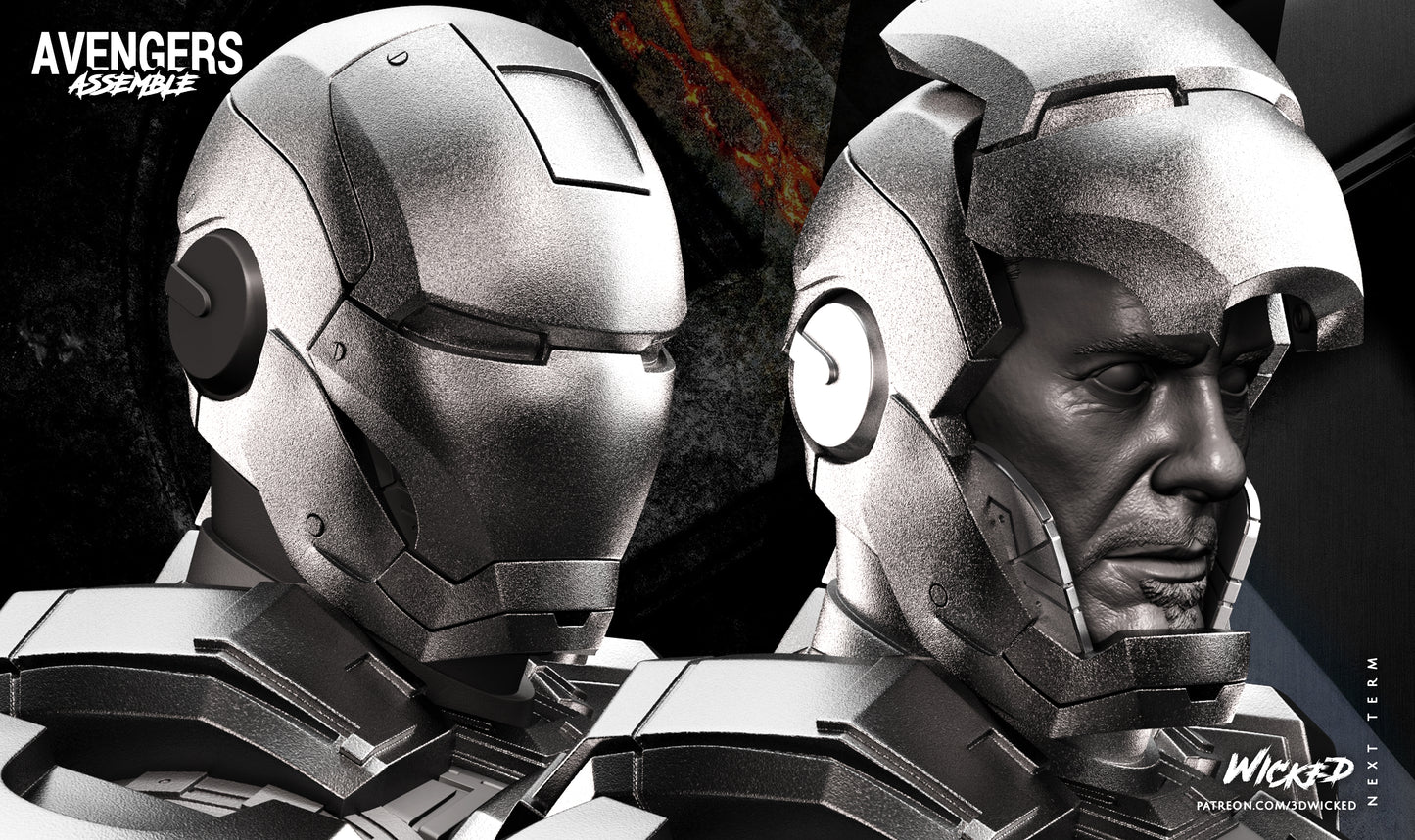 Iron Man Resin Fan Art  - MTO