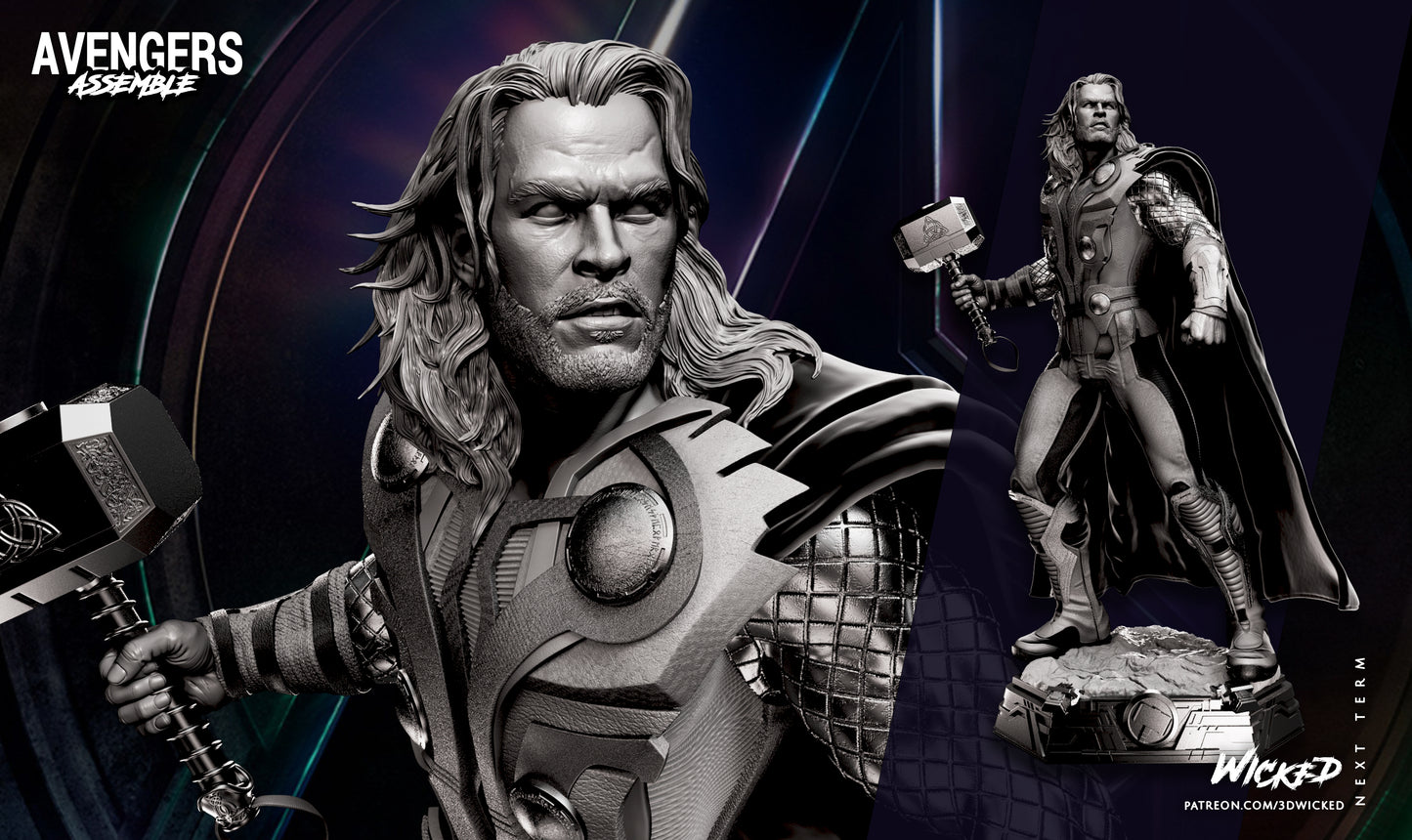 Thor Resin Fan Art - MTO (Wicked)