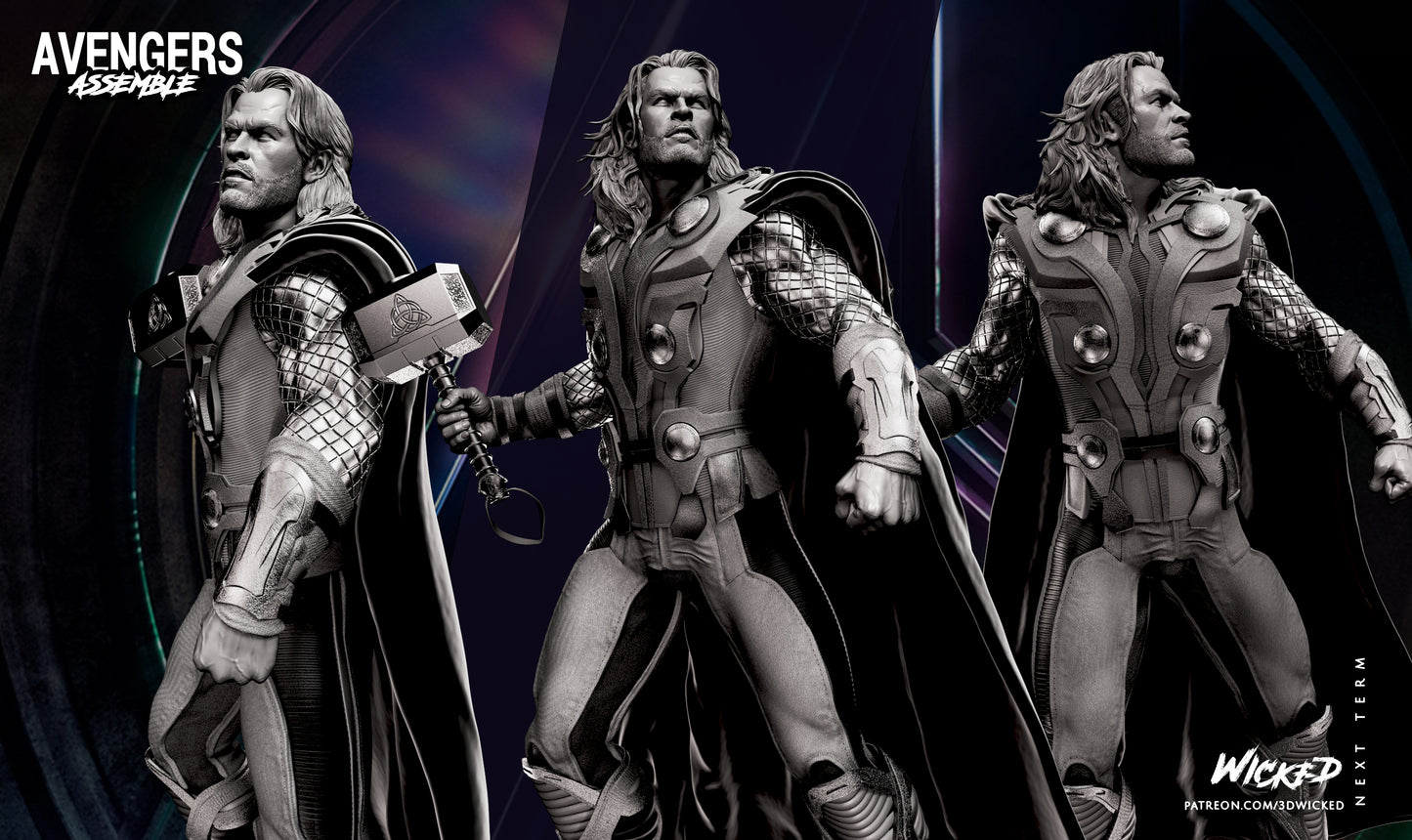 Thor Resin Fan Art - MTO (Wicked)