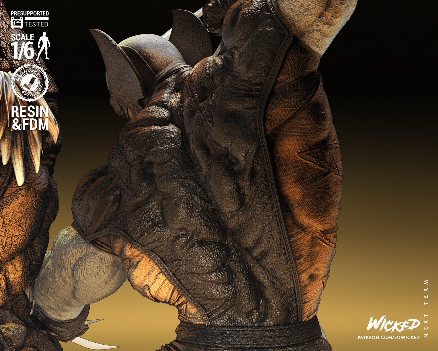 X-Men Wolverine vs Sabertooth Collectible Resin Fan Art - MTO