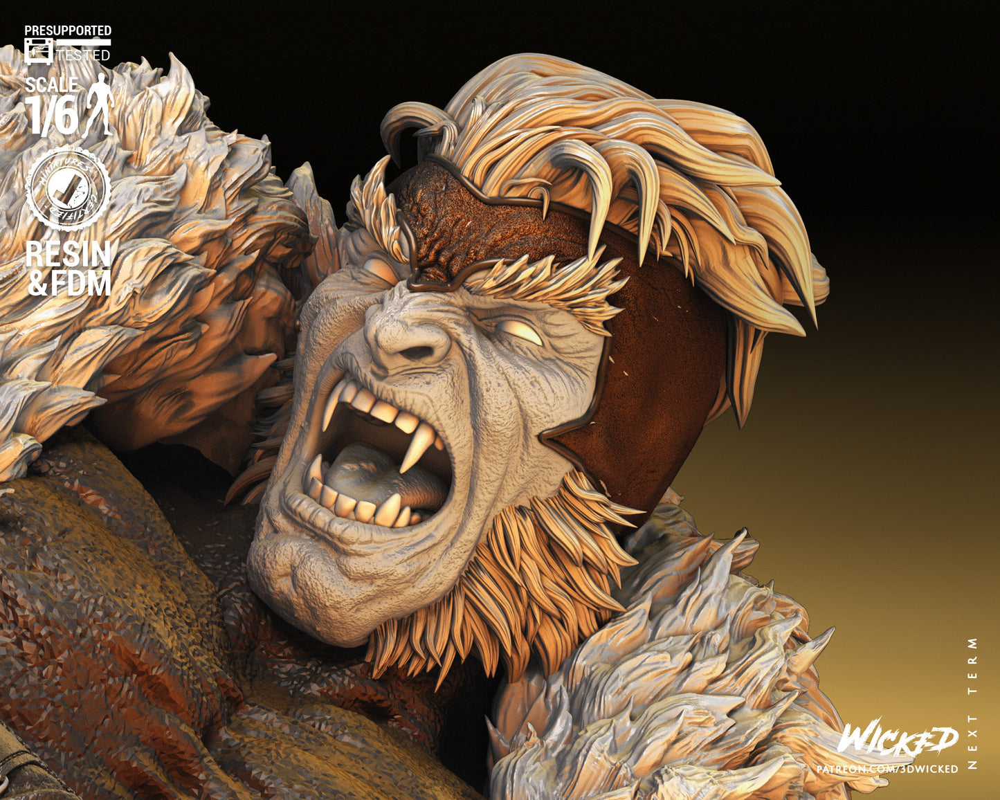 X-Men Wolverine vs Sabertooth Collectible Resin Fan Art - MTO