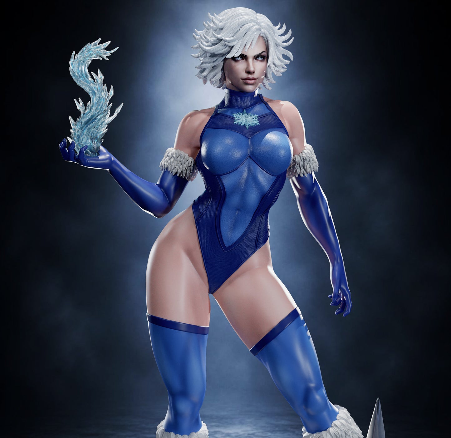 Killer Frost Resin Art (Design by Abe3D)