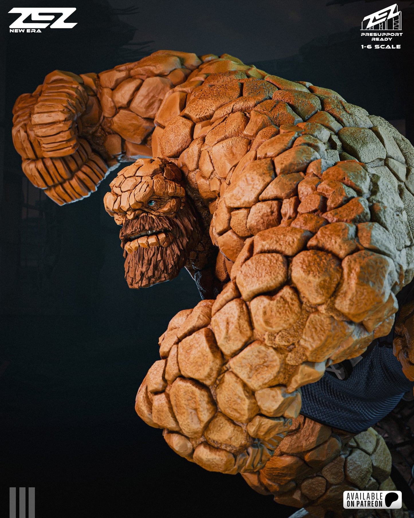 The Thing Resin Art (Design by ZEZ Studios)