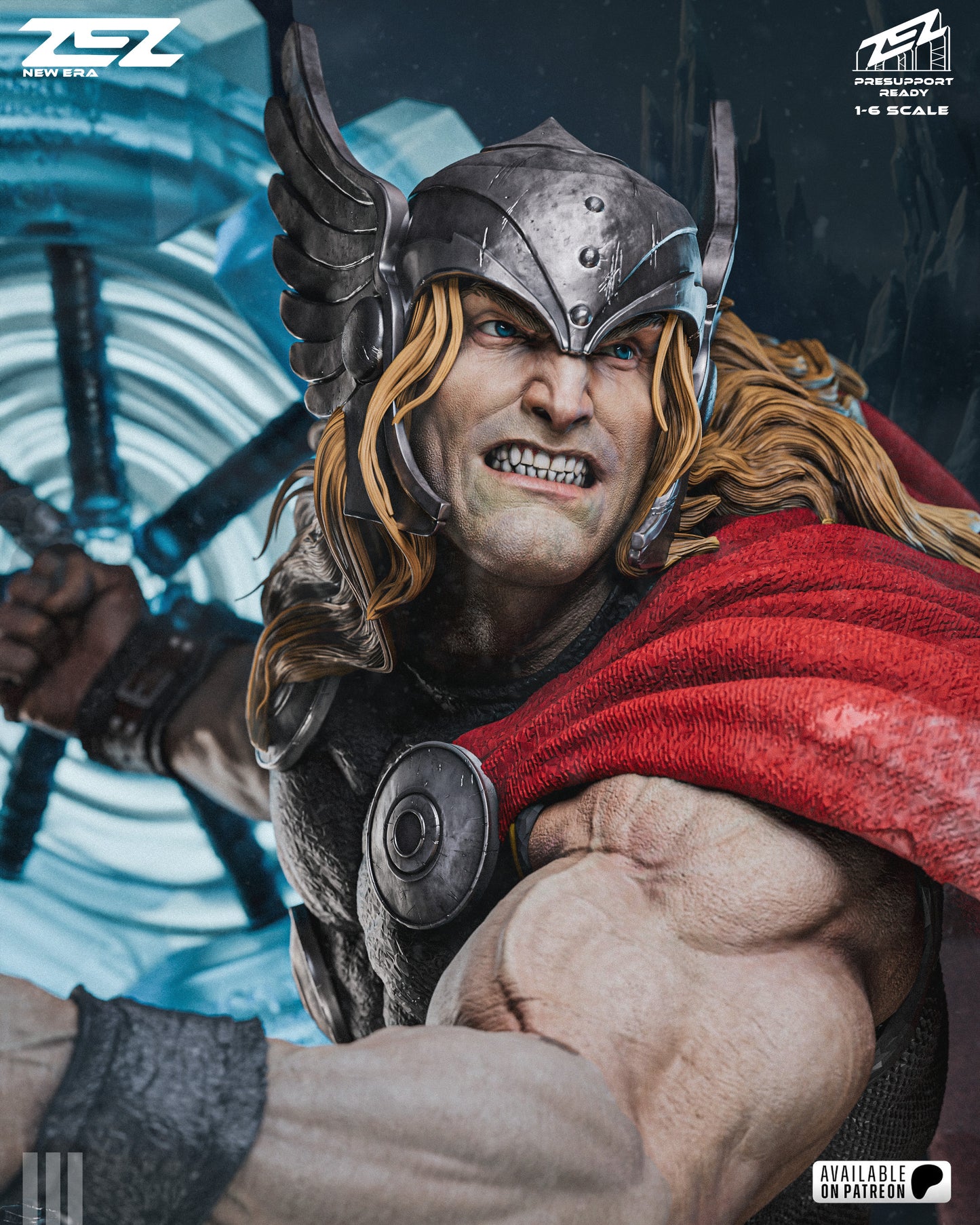 Thor Resin Art (Design by ZEZ Studios)