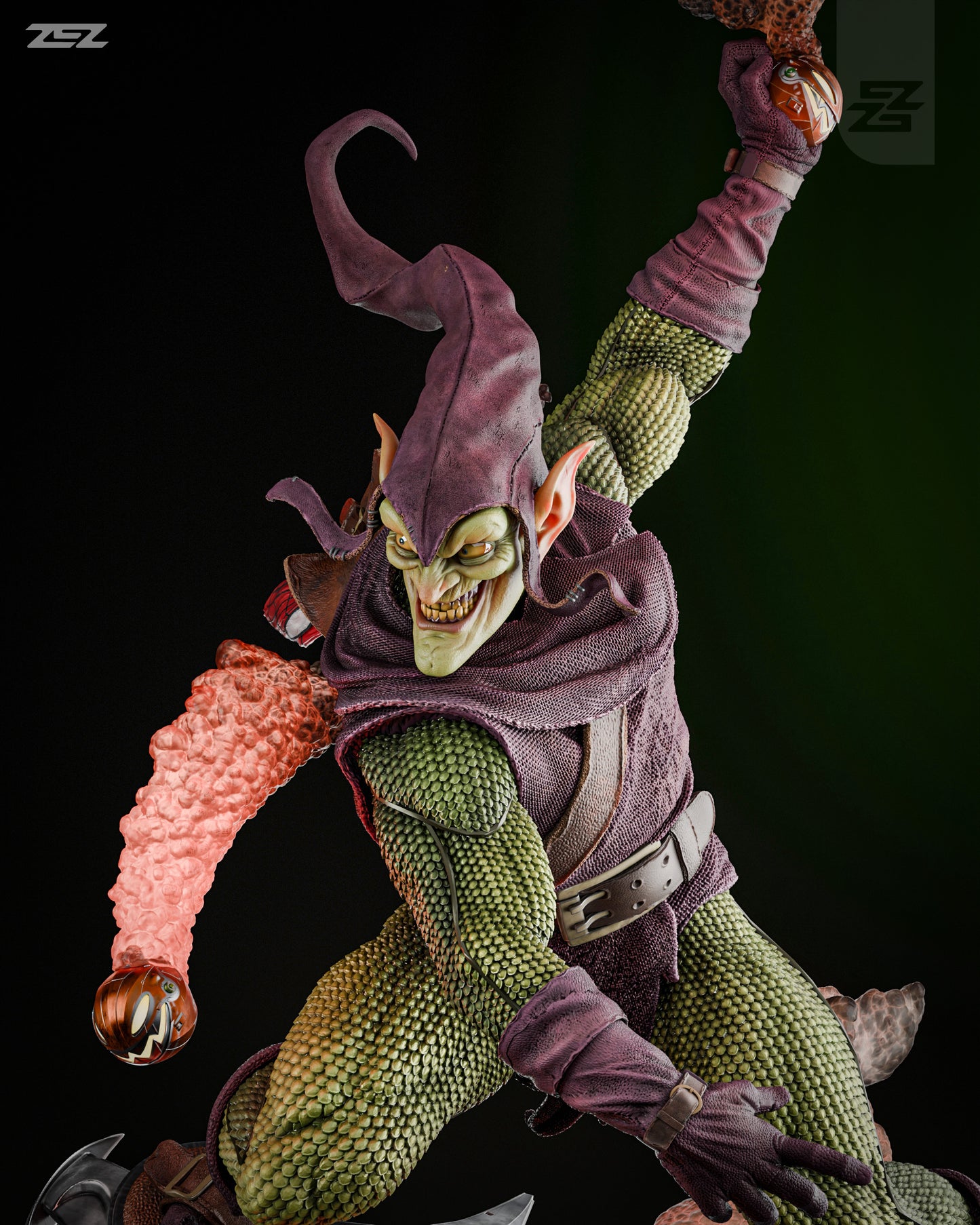 Green Goblin Resin Fan Art Pro Painted - MTO (ZEZ)