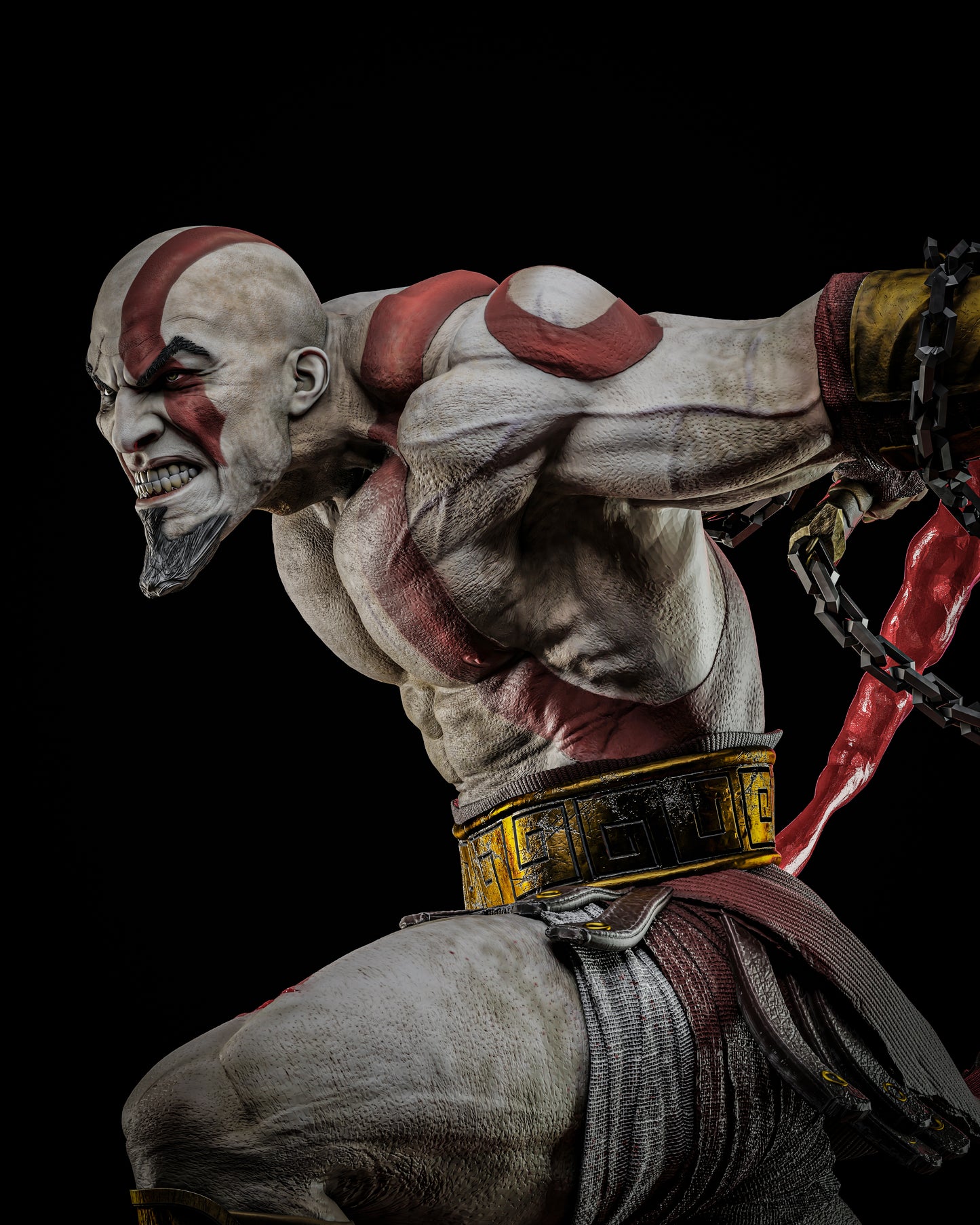 Kratos Resin Fan Art - MTO ZEZ