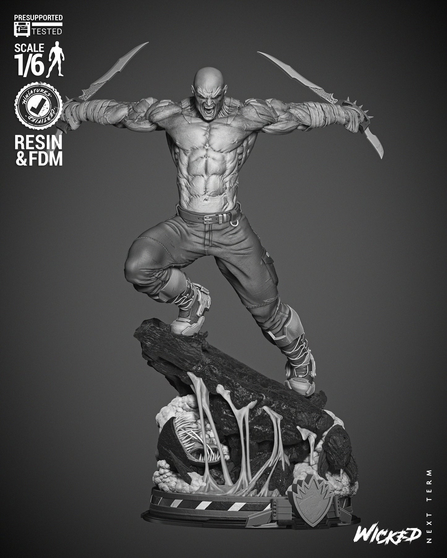 Drax Resin Fan Art - MTO (Wicked)