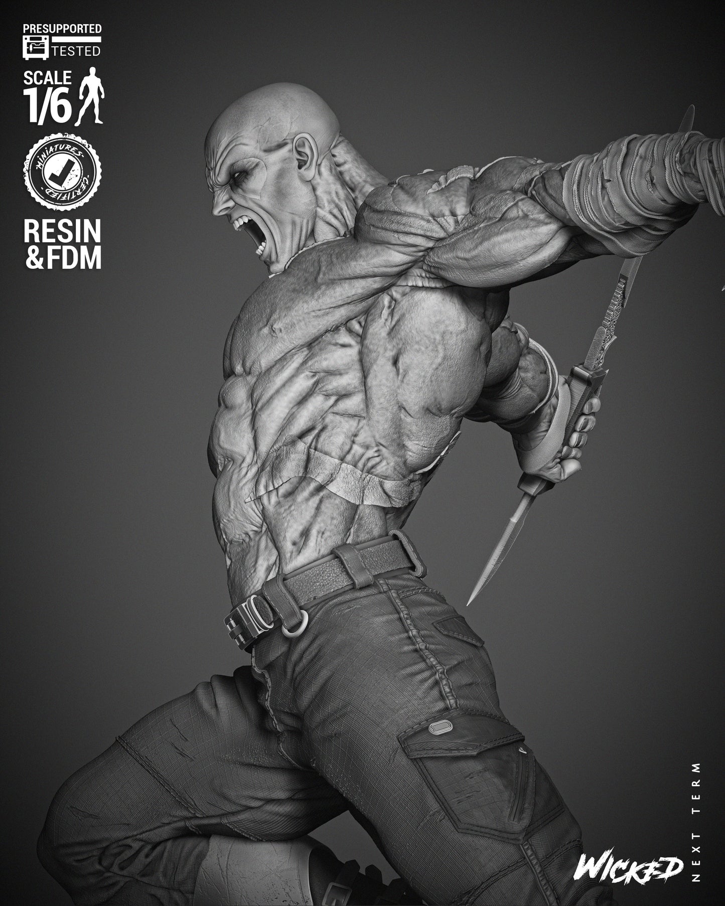 Drax Resin Fan Art - MTO (Wicked)