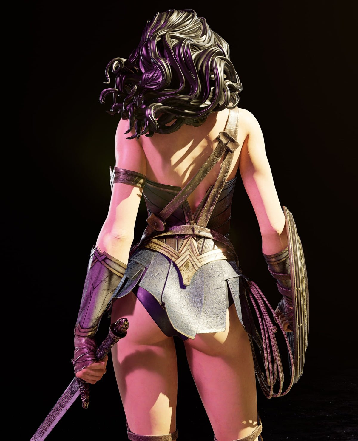 Wonder Woman Resin Art (Godlink Version)