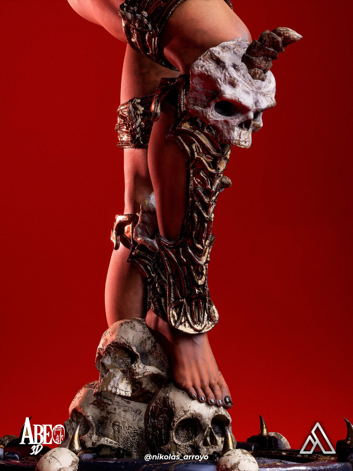 Queen of the Damned Resin Art (Design by Abe3D)