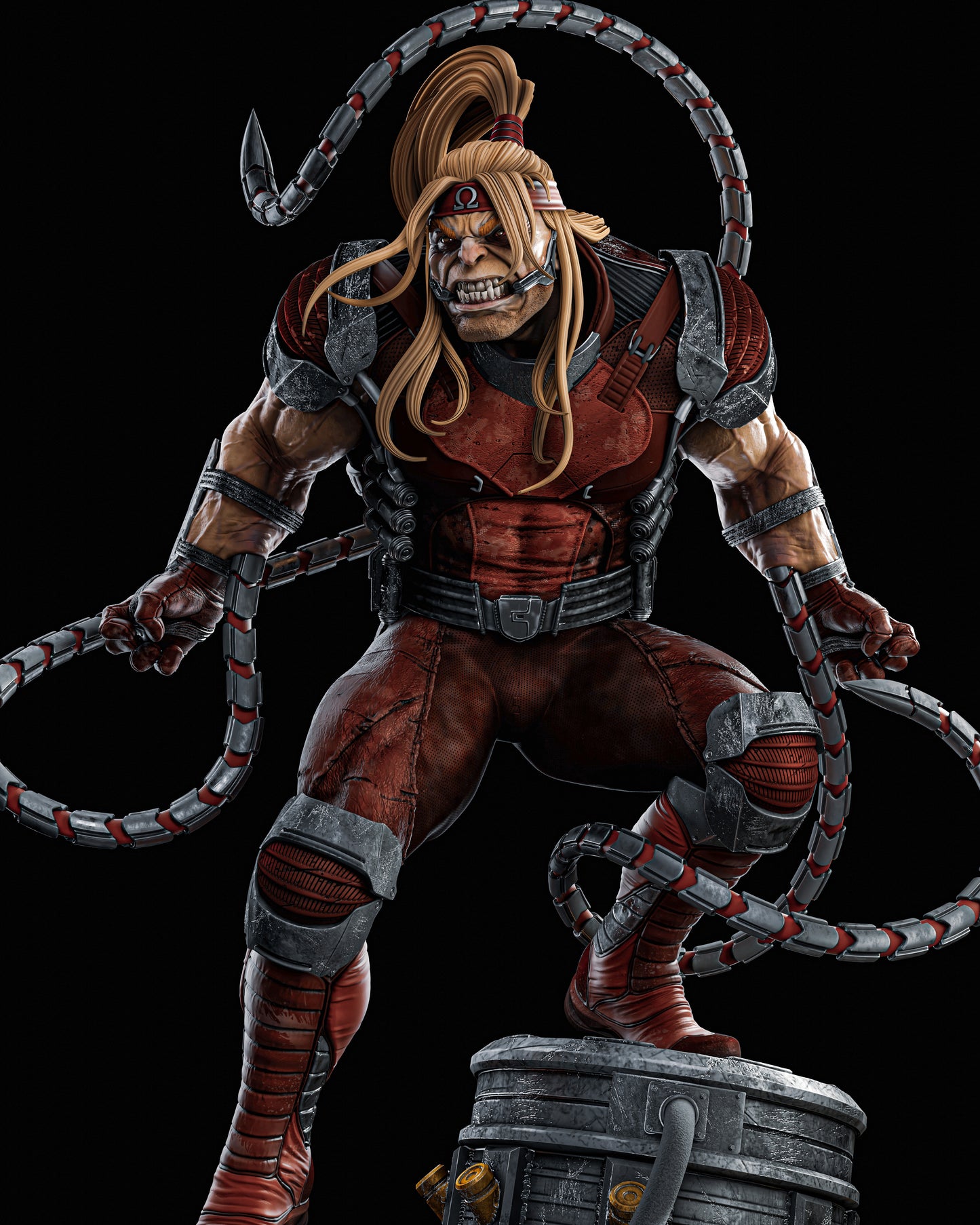 Omega Red Resin Sculpture Fan Art Pro - MTO (ZEZ)