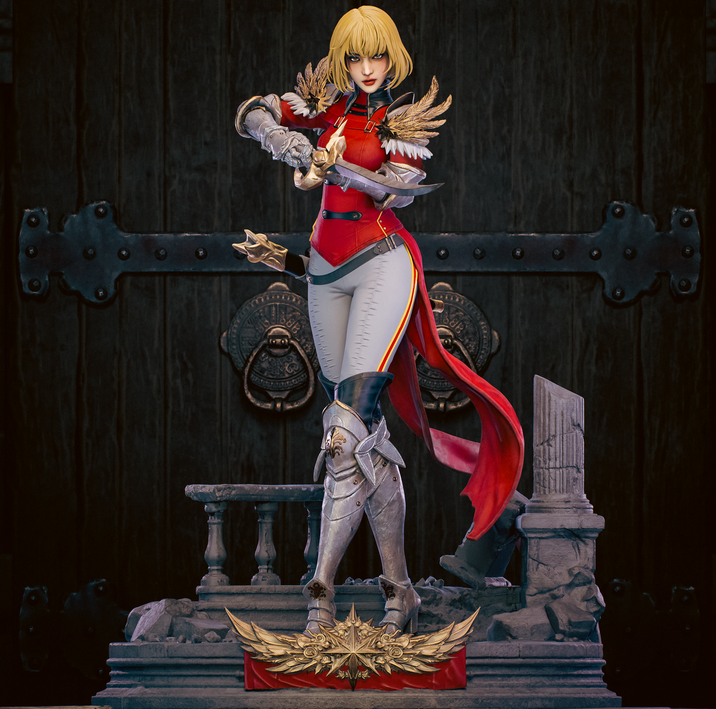 Cha Hae Solo Leveling Resin Art (Design by CA3D)