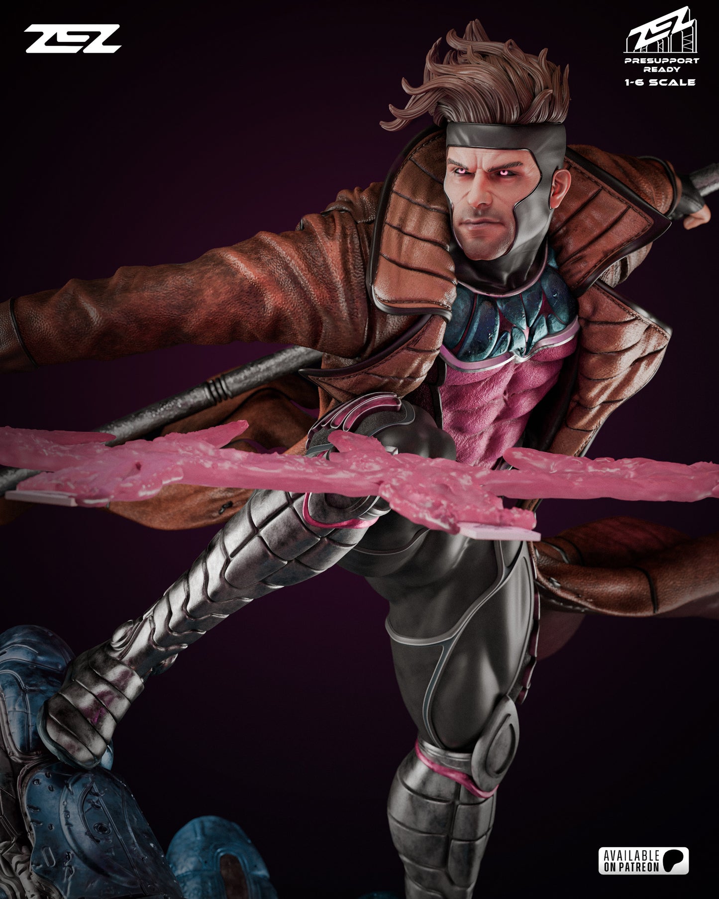 Gambit Resin Sculpture Fan Art - MTO (ZEZ)