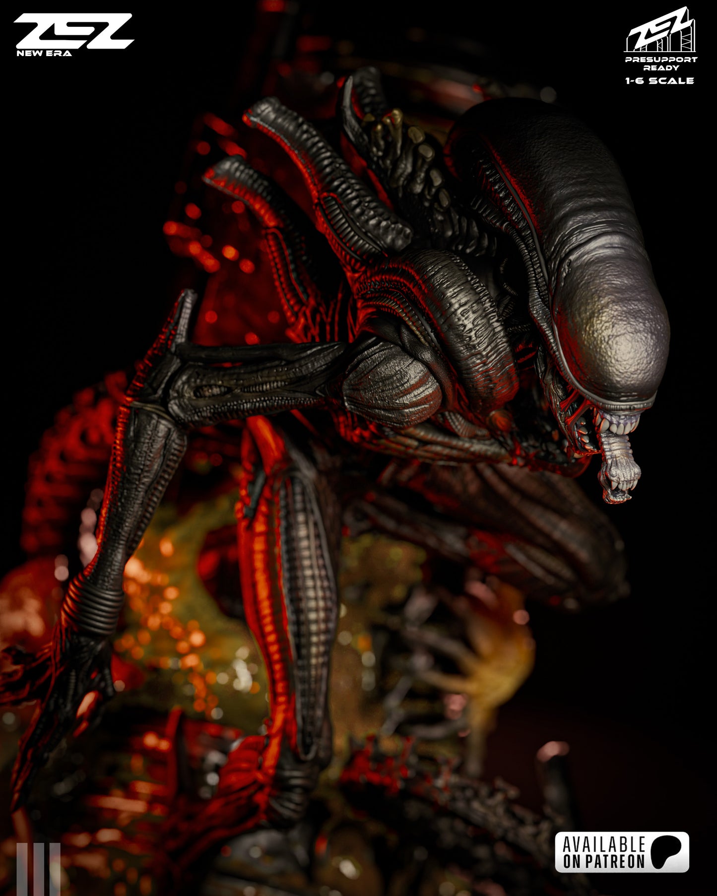 Deadly Alien Resin Fan Art - MTO (ZEZ)