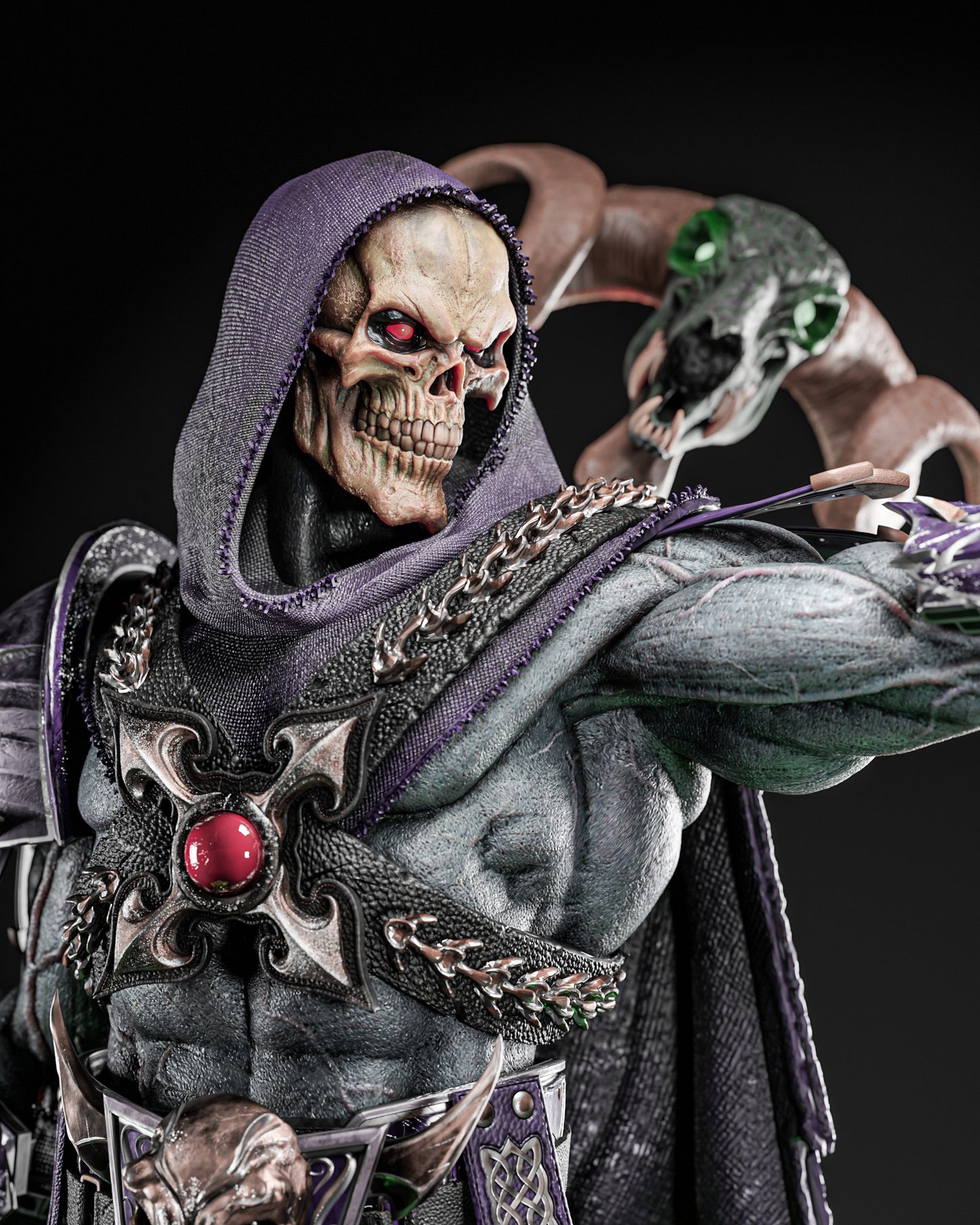 Skeletor Resin Sculpture Fan Art Pro - MTO (ZEZ)