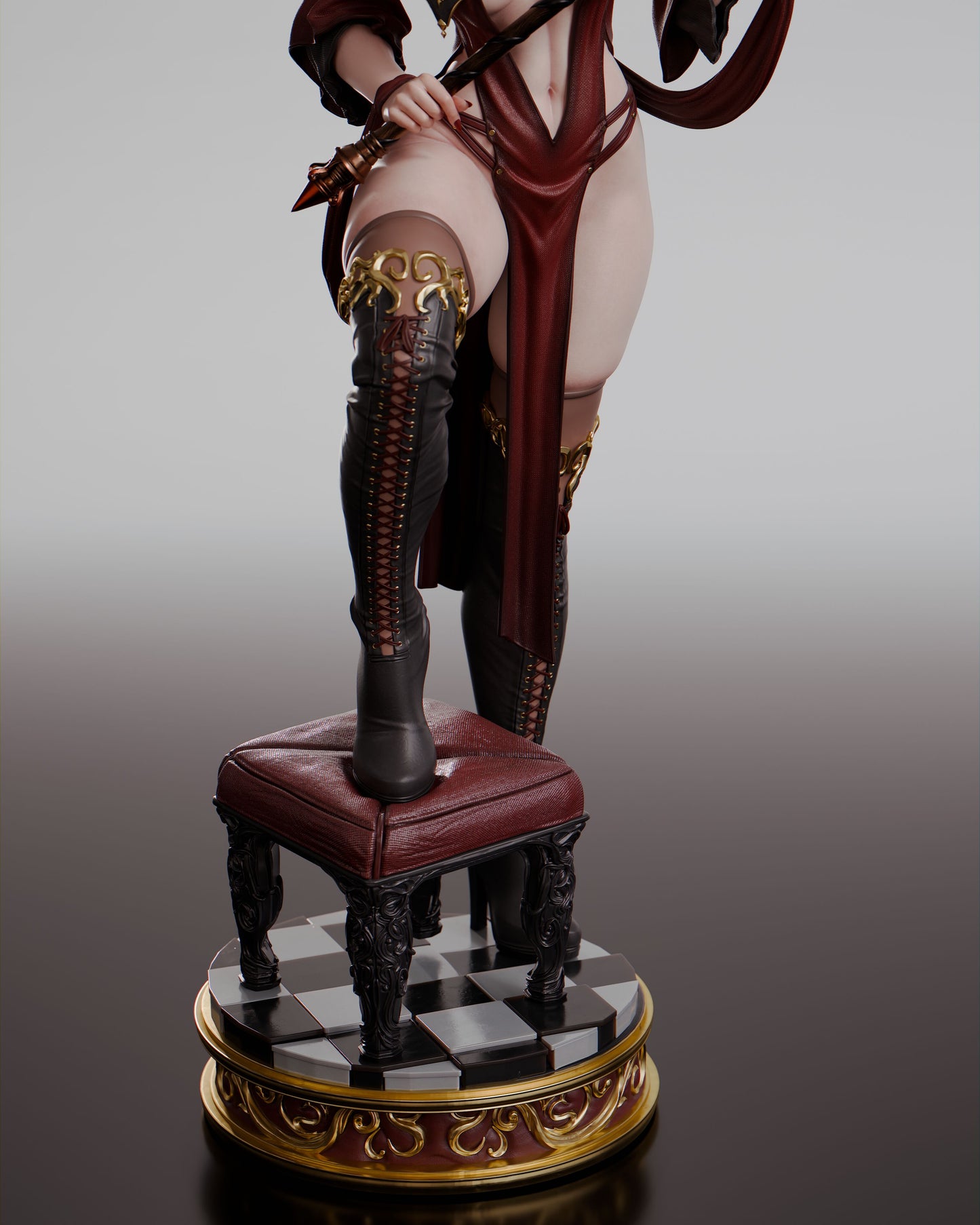 Queen of Hearts Resin Fan Art (Design by Abe3D)