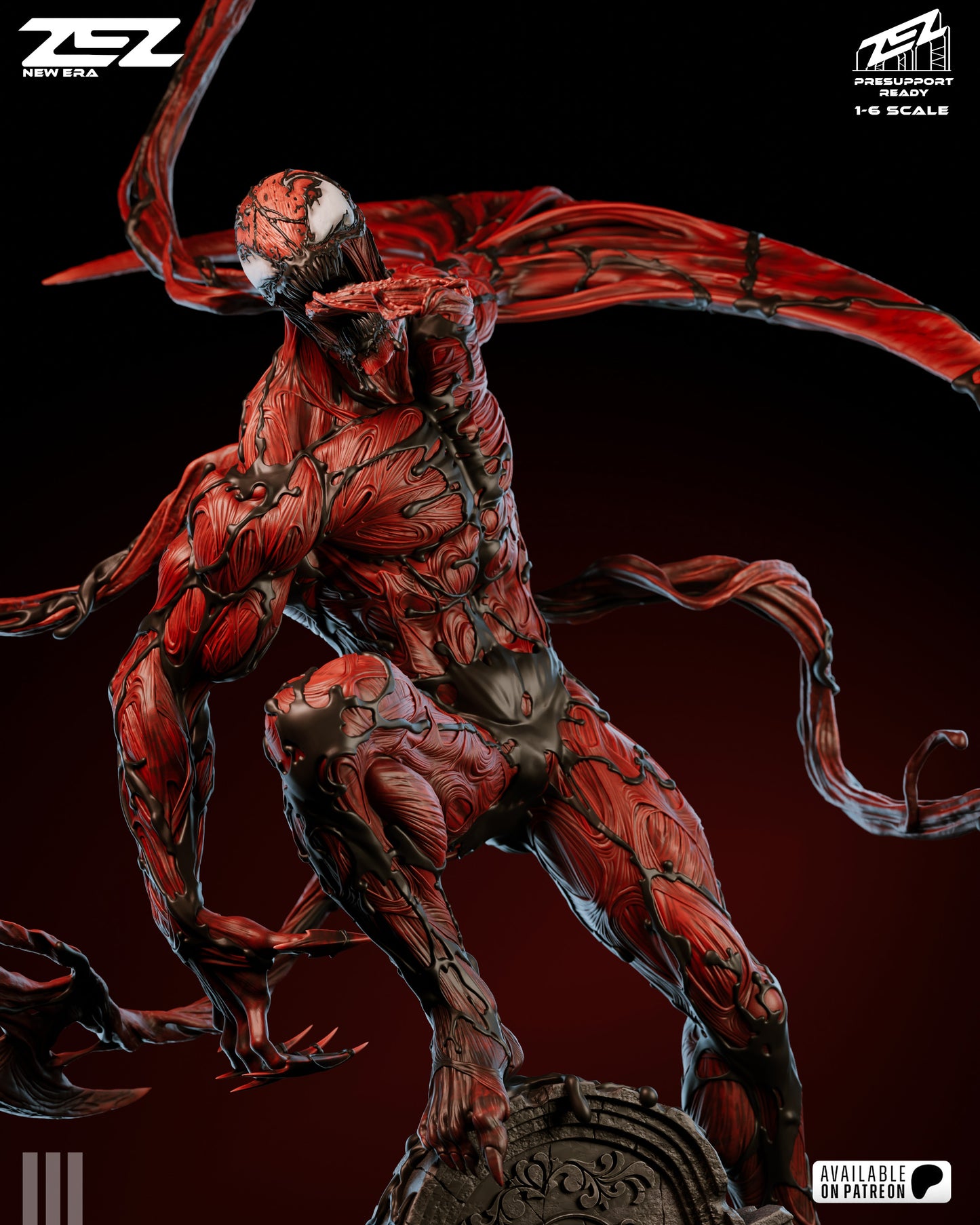 Carnage Resin Art (Design by ZEZ Studios)