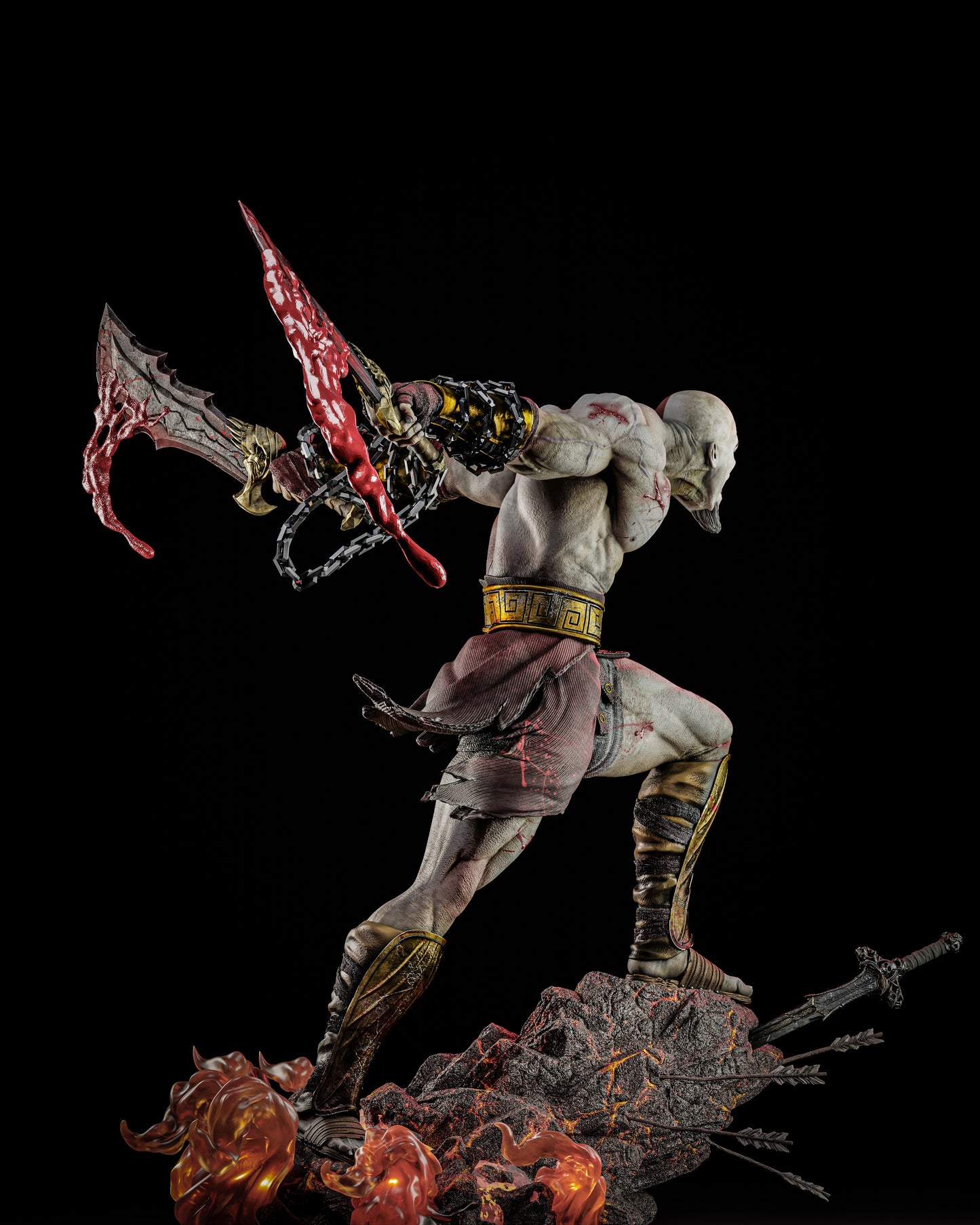 Kratos Resin Fan Art - MTO ZEZ