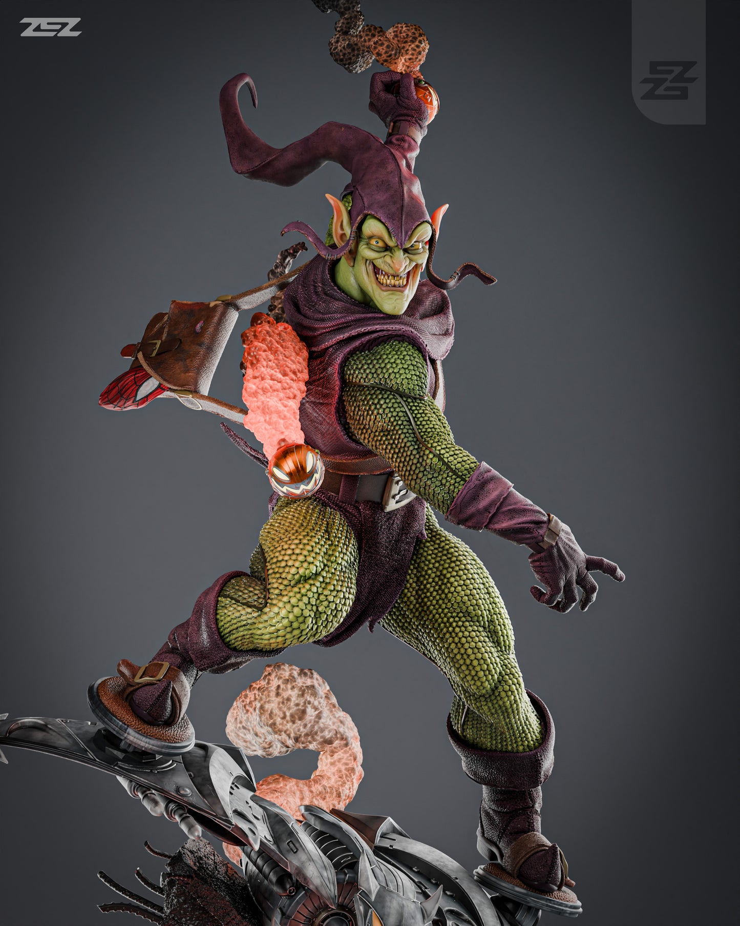 Green Goblin Resin Fan Art Pro Painted - MTO (ZEZ)