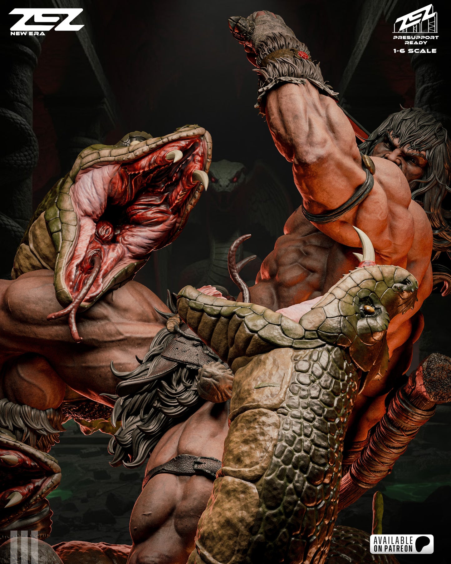 Conan the Barbarian - Resin Art MTO (Designed by ZEZ Studios)