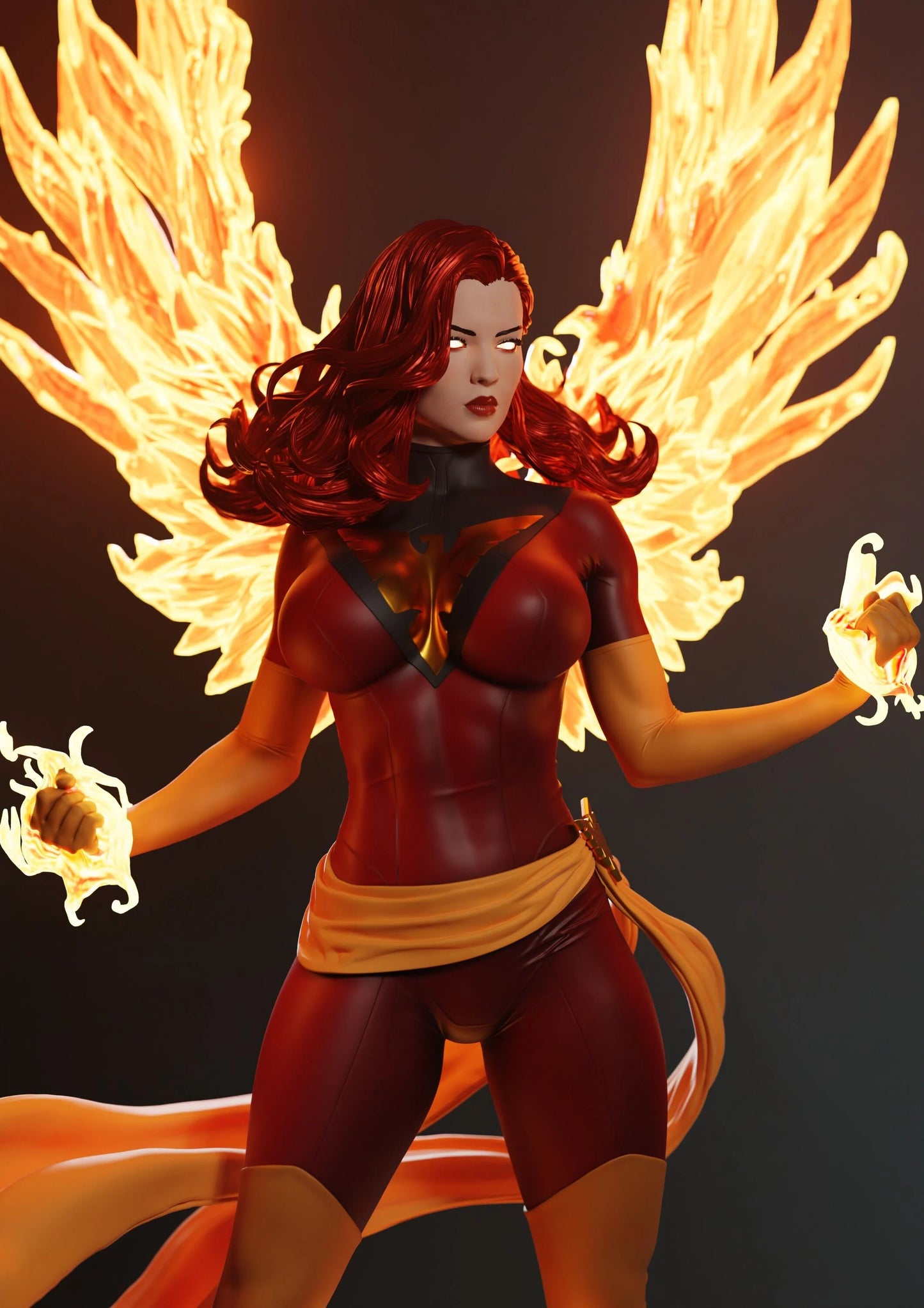 Dark Pheonix Resin Fan Art - MTO (Design by Abe3D)