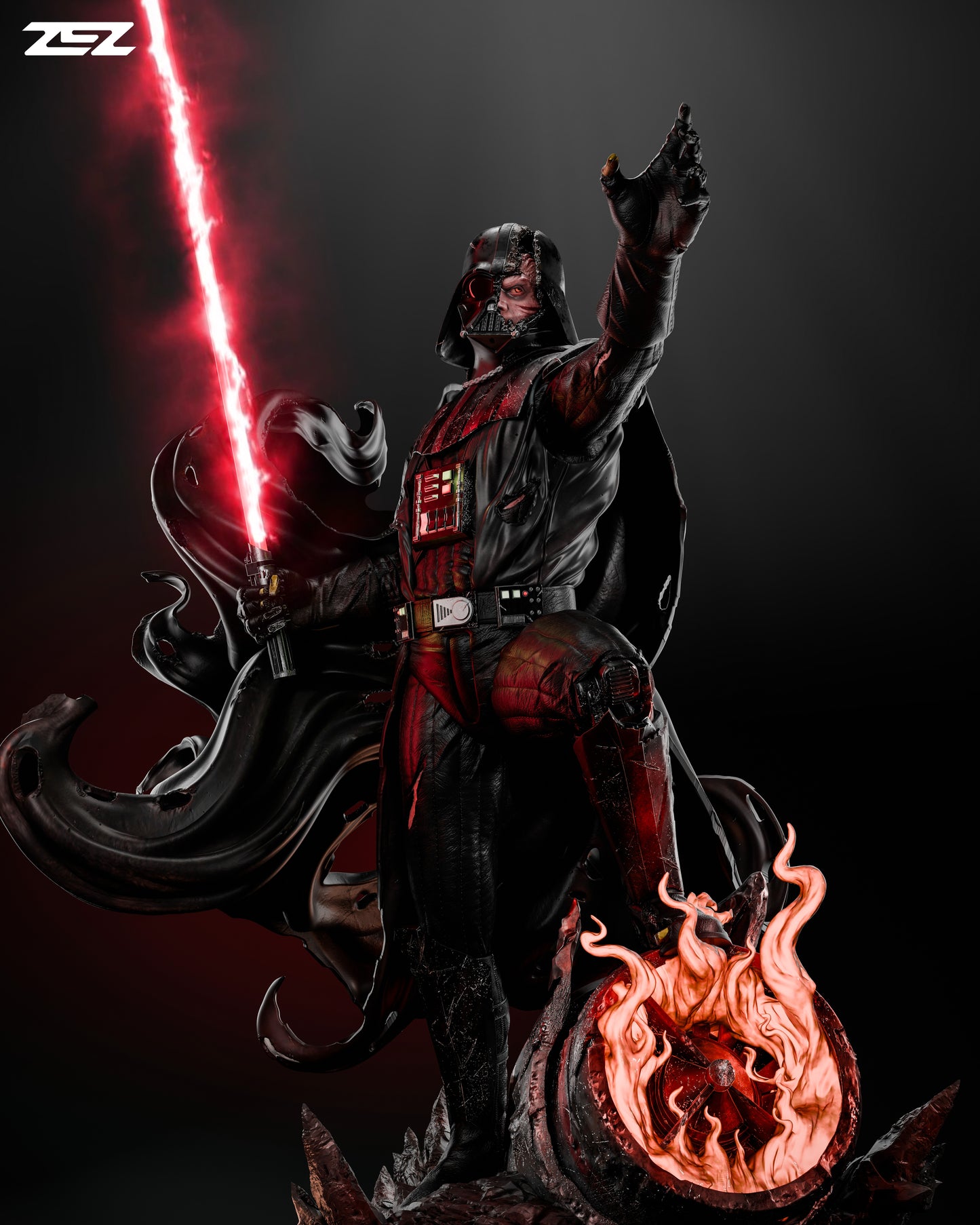 Darth Vader Resin Sculpture Fan Art Pro - MTO (ZEZ)