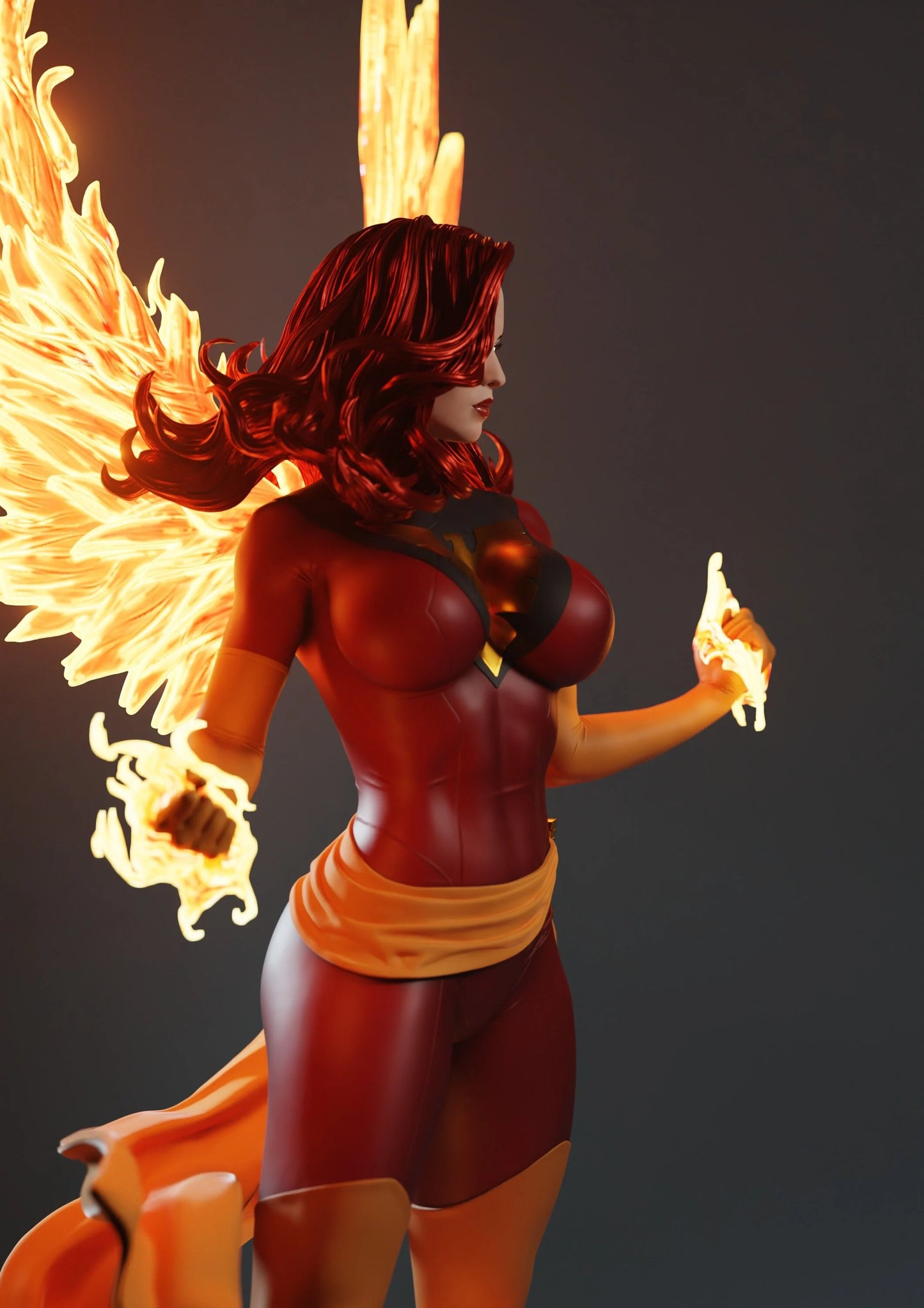 Dark Pheonix Resin Fan Art - MTO (Design by Abe3D)