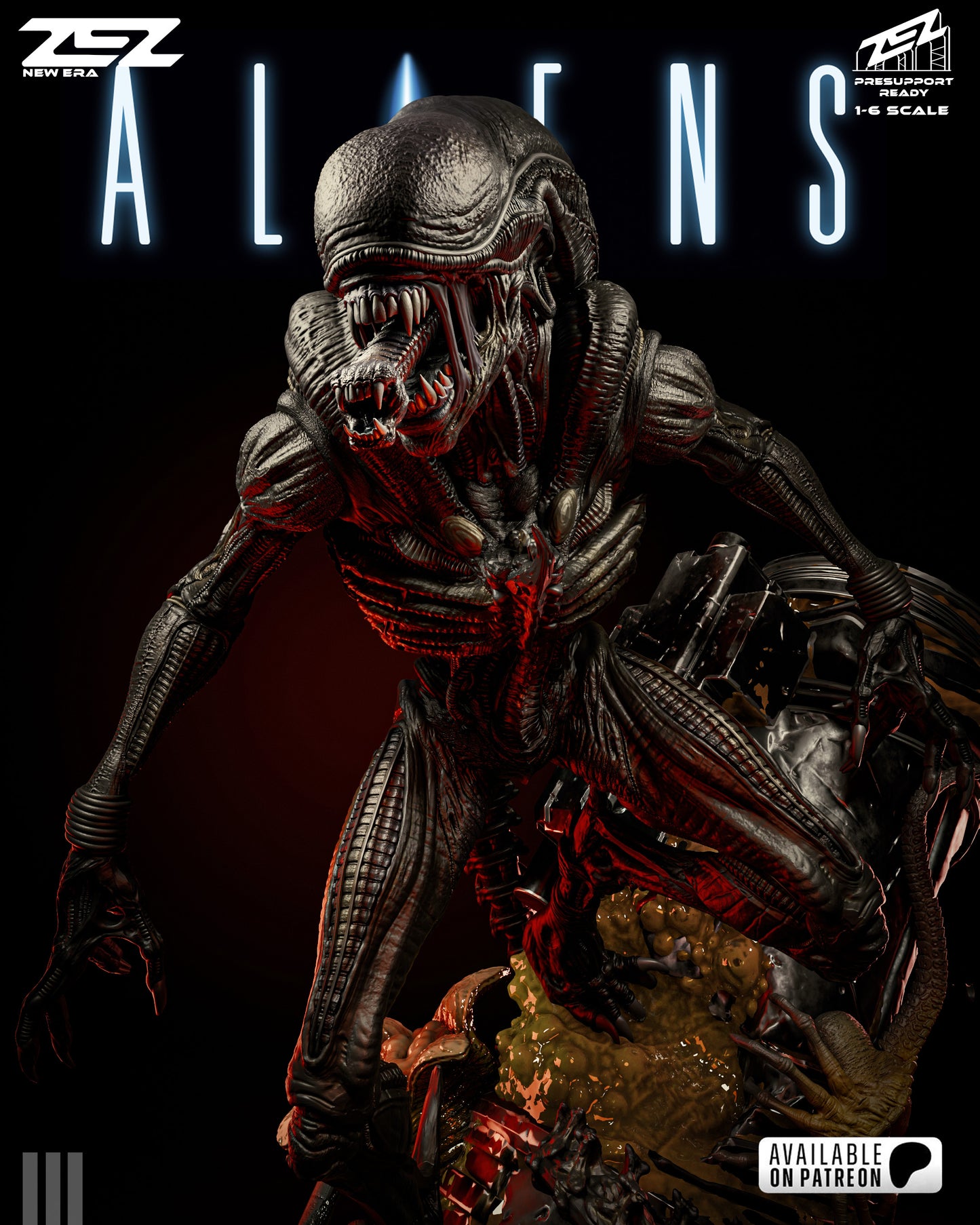 Deadly Alien Resin Fan Art - MTO (ZEZ)