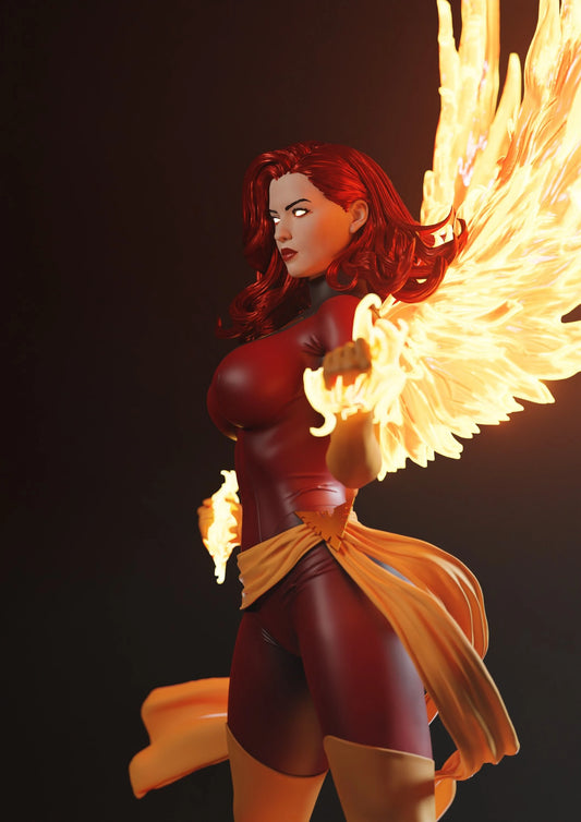 Dark Pheonix Resin Fan Art - MTO (Design by Abe3D)