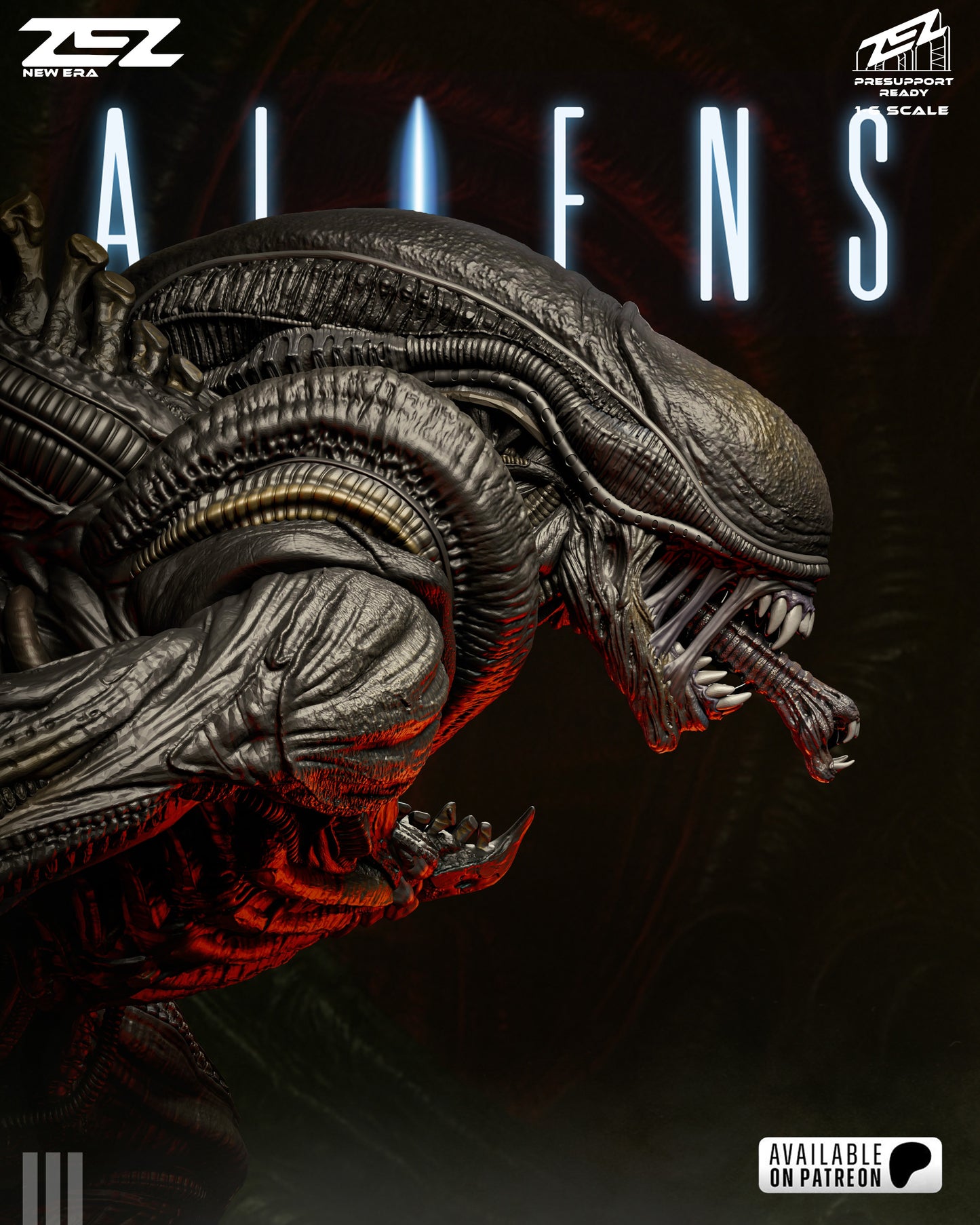 Deadly Alien Resin Fan Art - MTO (ZEZ)