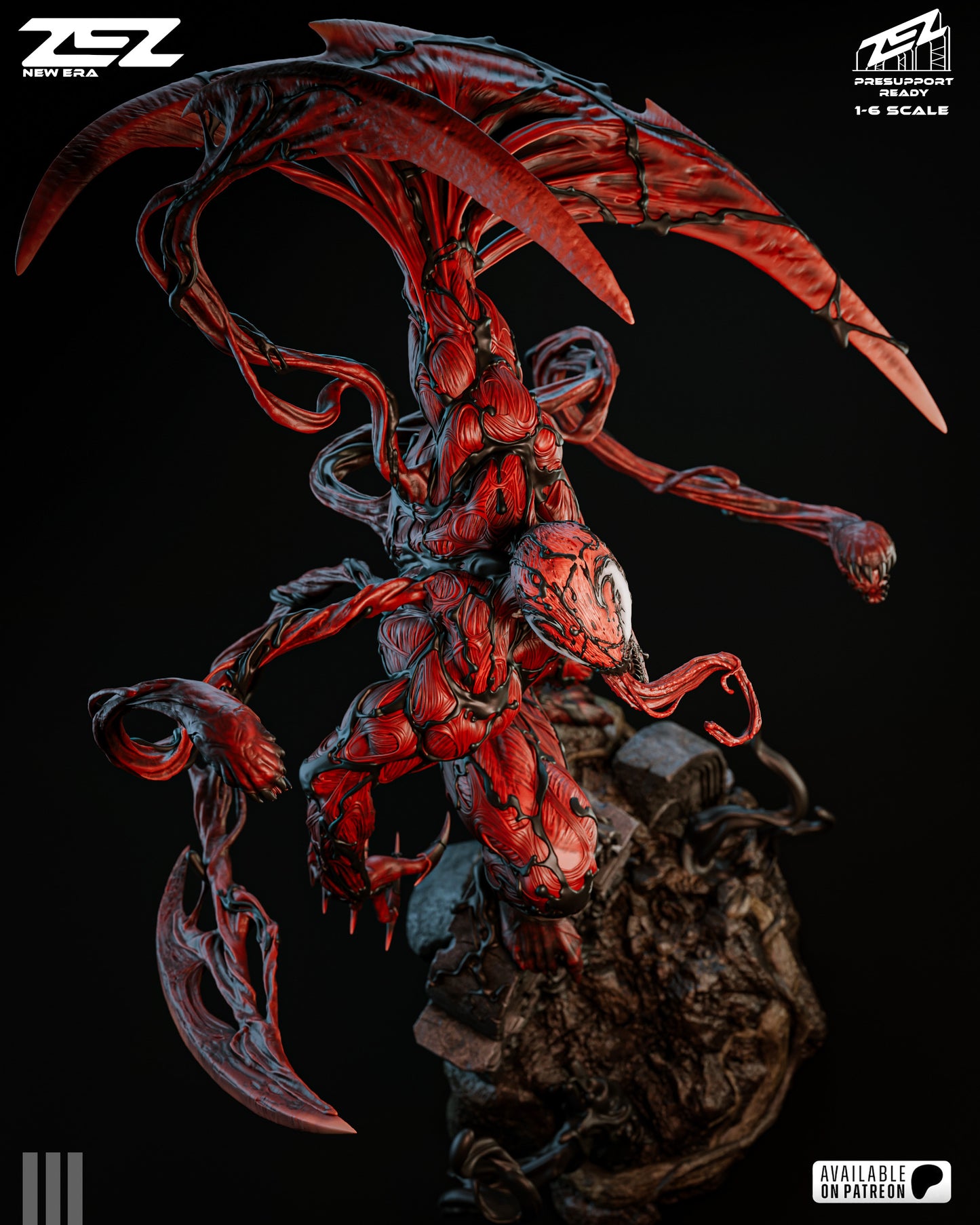 Carnage Resin Art (Design by ZEZ Studios)