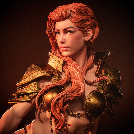 Ember Queen Aurelia Resin Art (Design by CA3D)