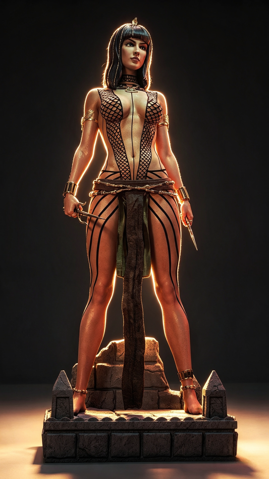 Anck Su The Mummy Resin Art (Design by MCM3D Studios)