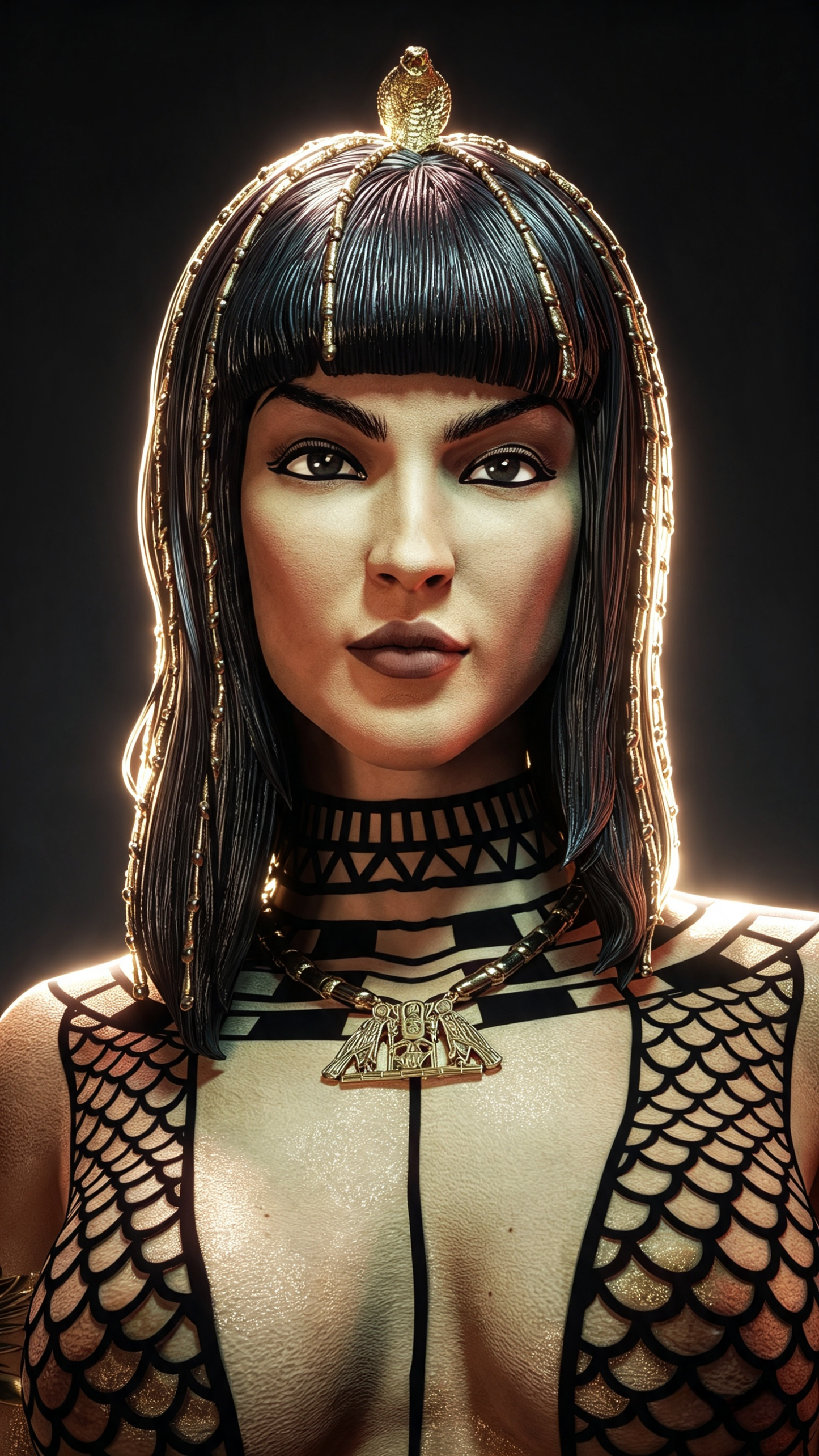 Anck Su The Mummy Resin Art (Design by MCM3D Studios)