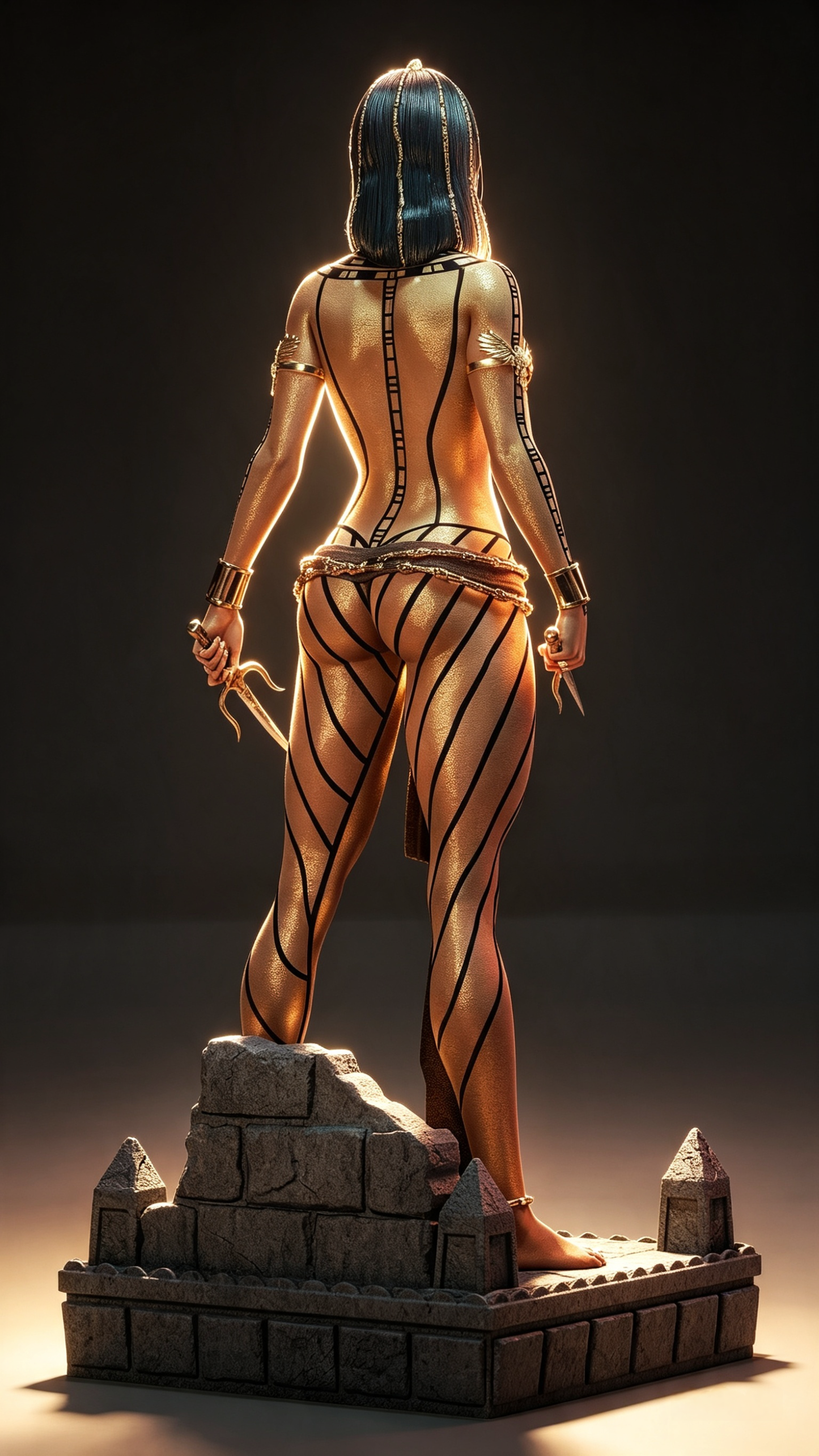 Anck Su The Mummy Resin Art (Design by MCM3D Studios)