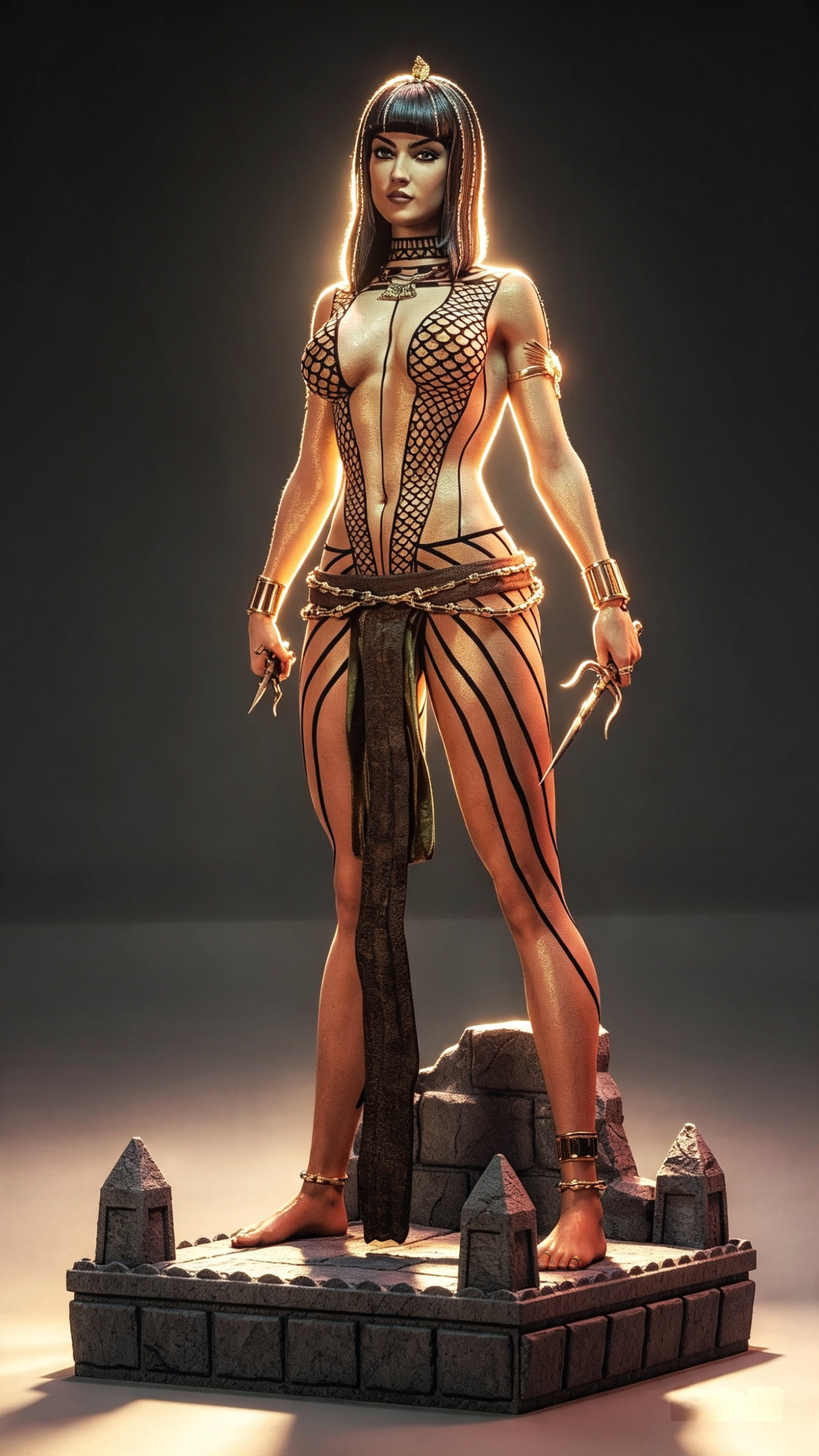 Anck Su The Mummy Resin Art (Design by MCM3D Studios)