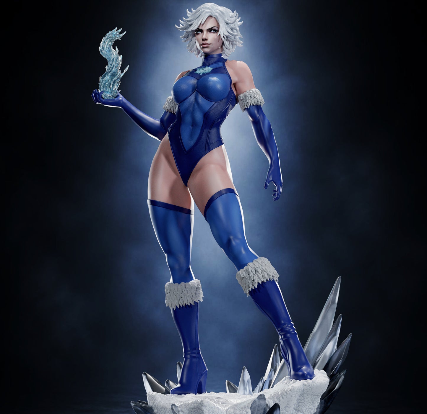 Killer Frost Resin Art (Design by Abe3D)