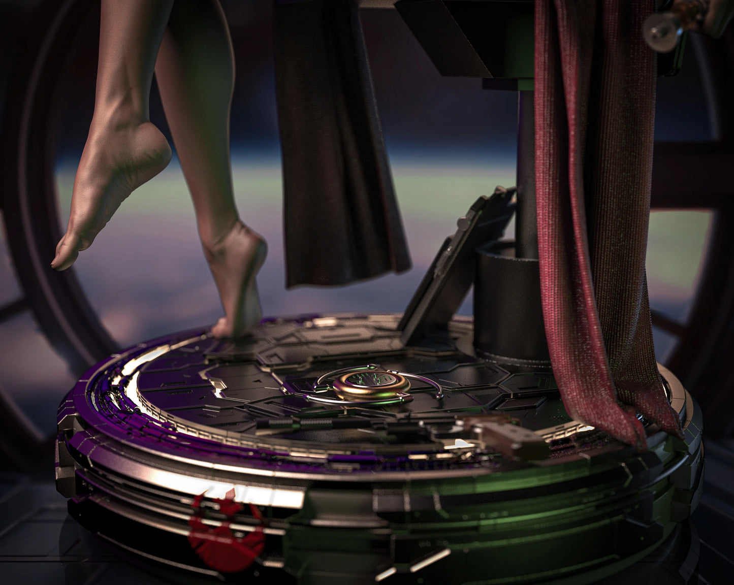 Princess Leia Resin Art (Designed by VXLabs)