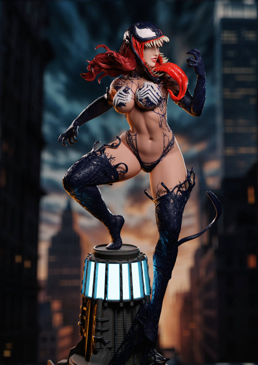 Venomized Mary Jane Resin Fan Art - MTO (Design by Abe3D)