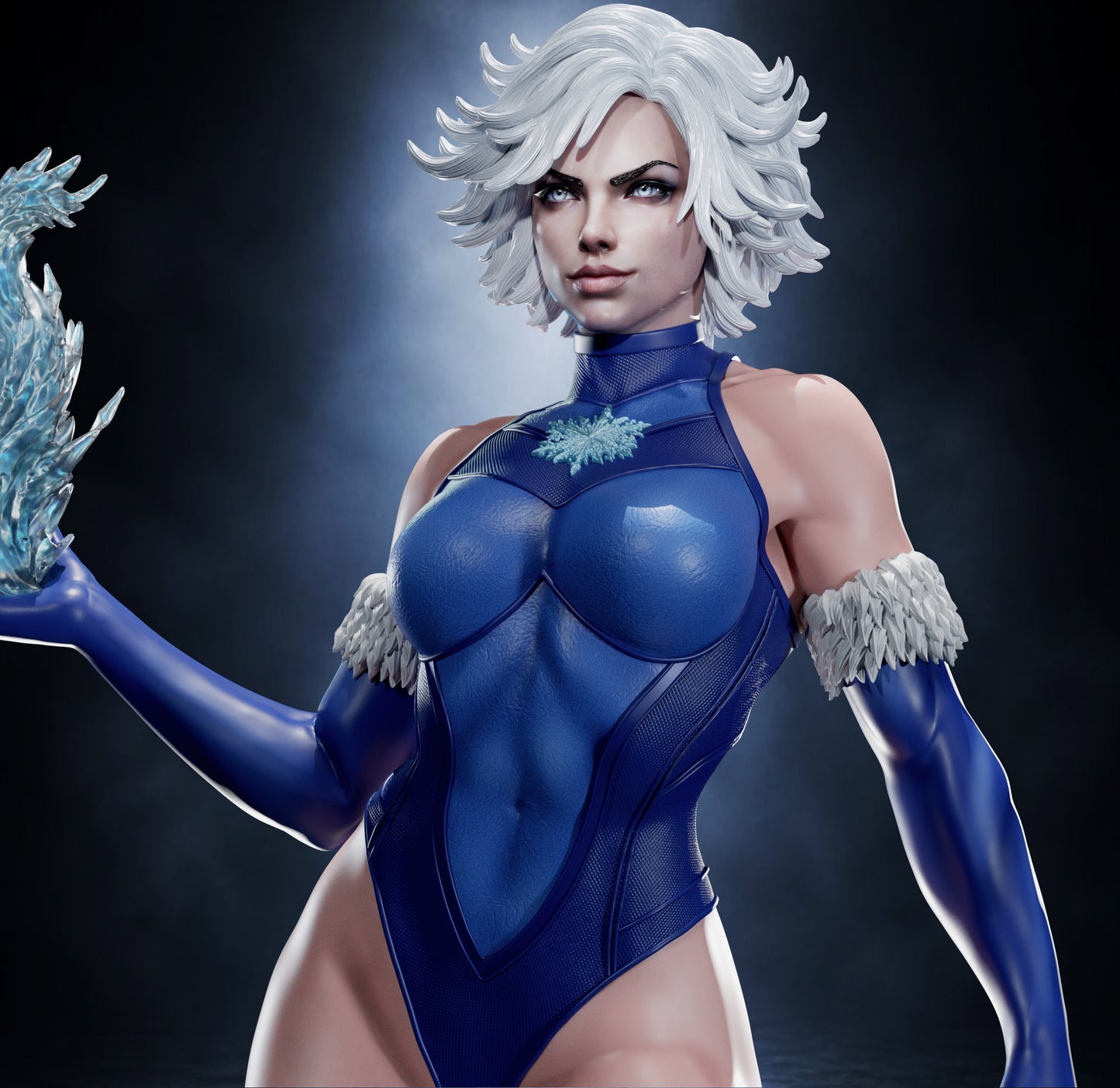 Killer Frost Resin Art (Design by Abe3D)