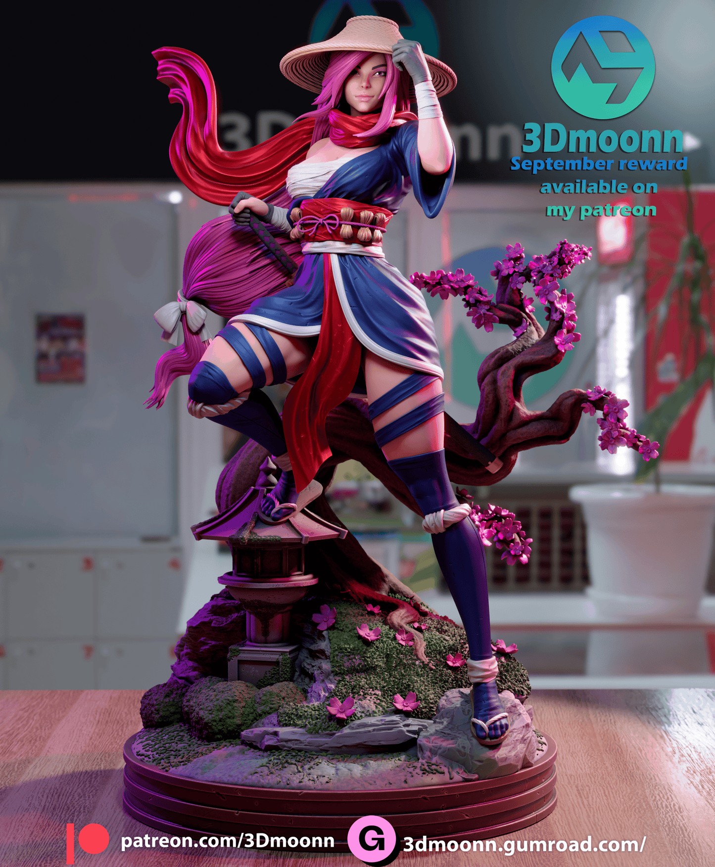 Psylocke Collectible Resin Fan Art - MTO 3DM