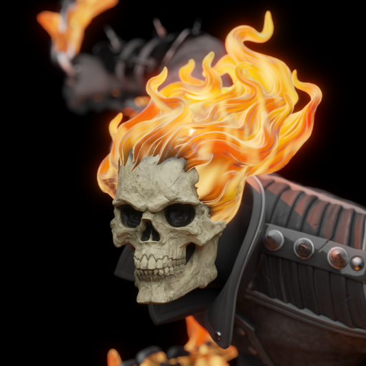 Ghost Rider Resin Fan Art - MTO (3DMind)