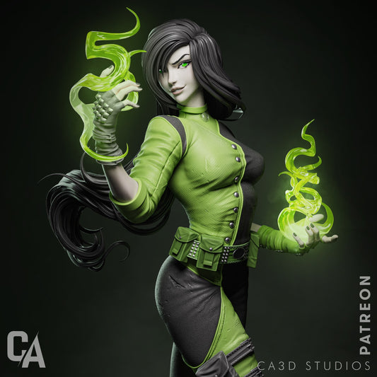 Shego Collectible Resin Fan Art Pro Painted - MTO