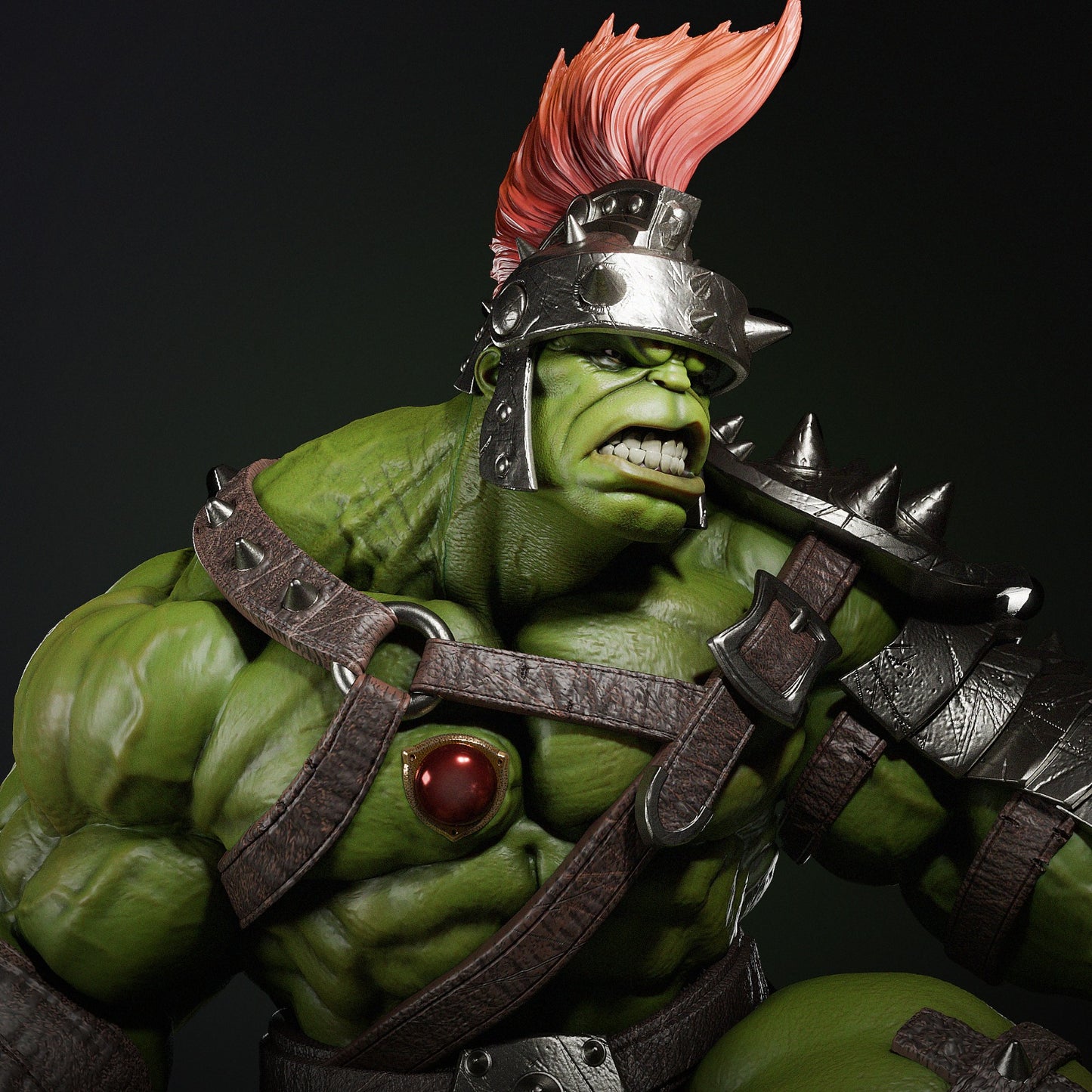 Incredible Hulk Gladiator Collectible Resin Fan Art Pro Painted - MTO