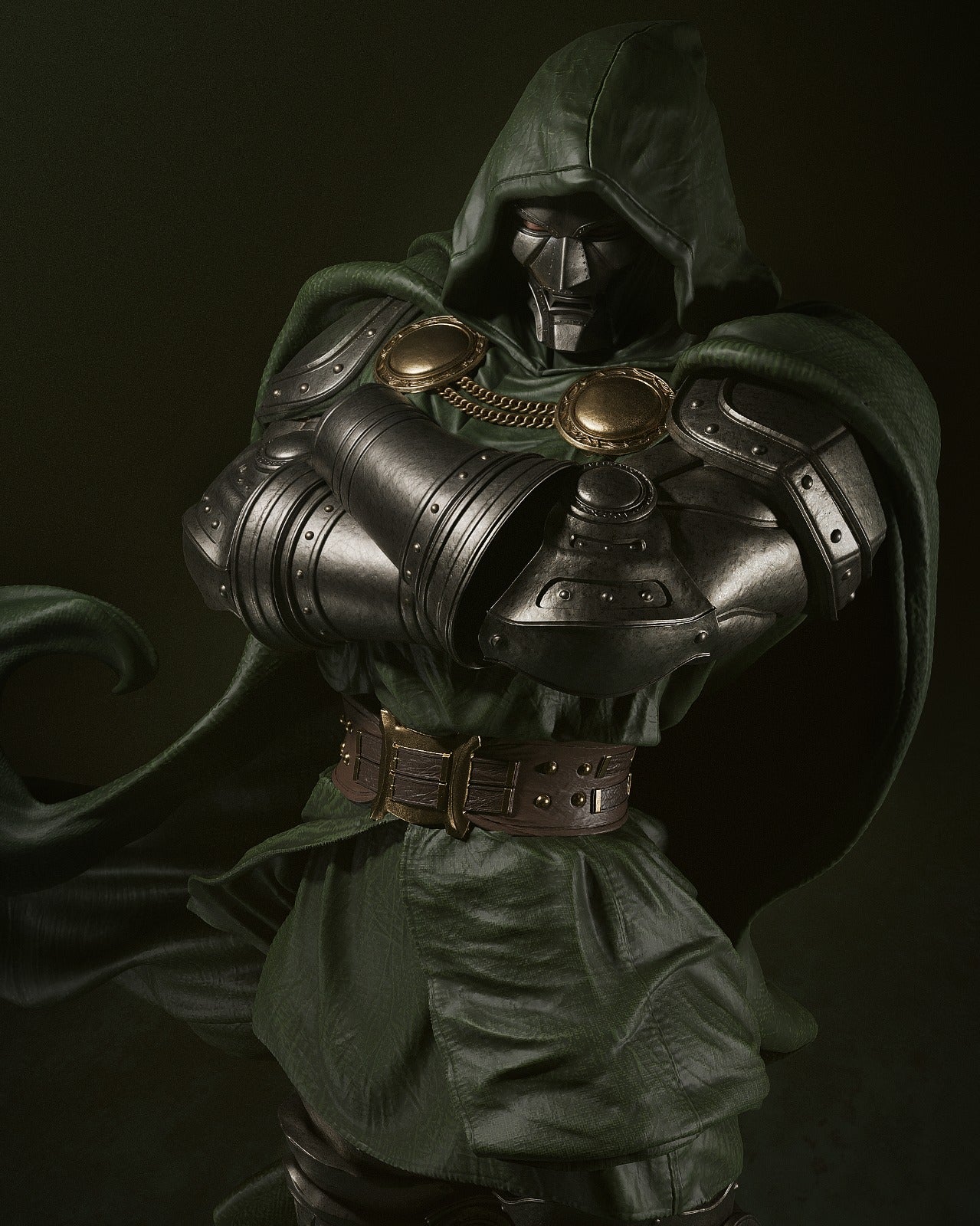 Dr. Doom Resin Fan Art - MTO (CA3D)