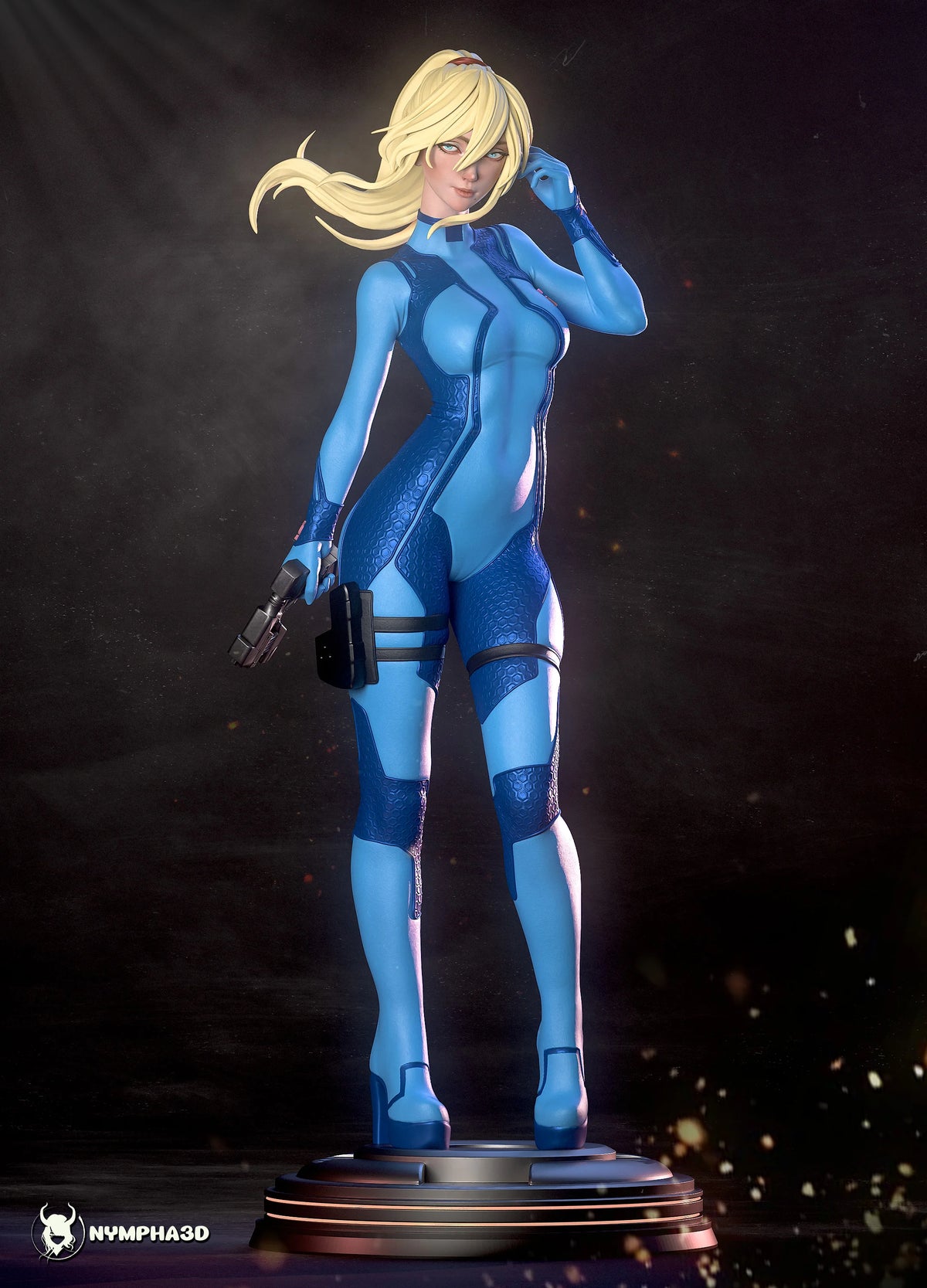 Samus Resin Art (Nympha3D)