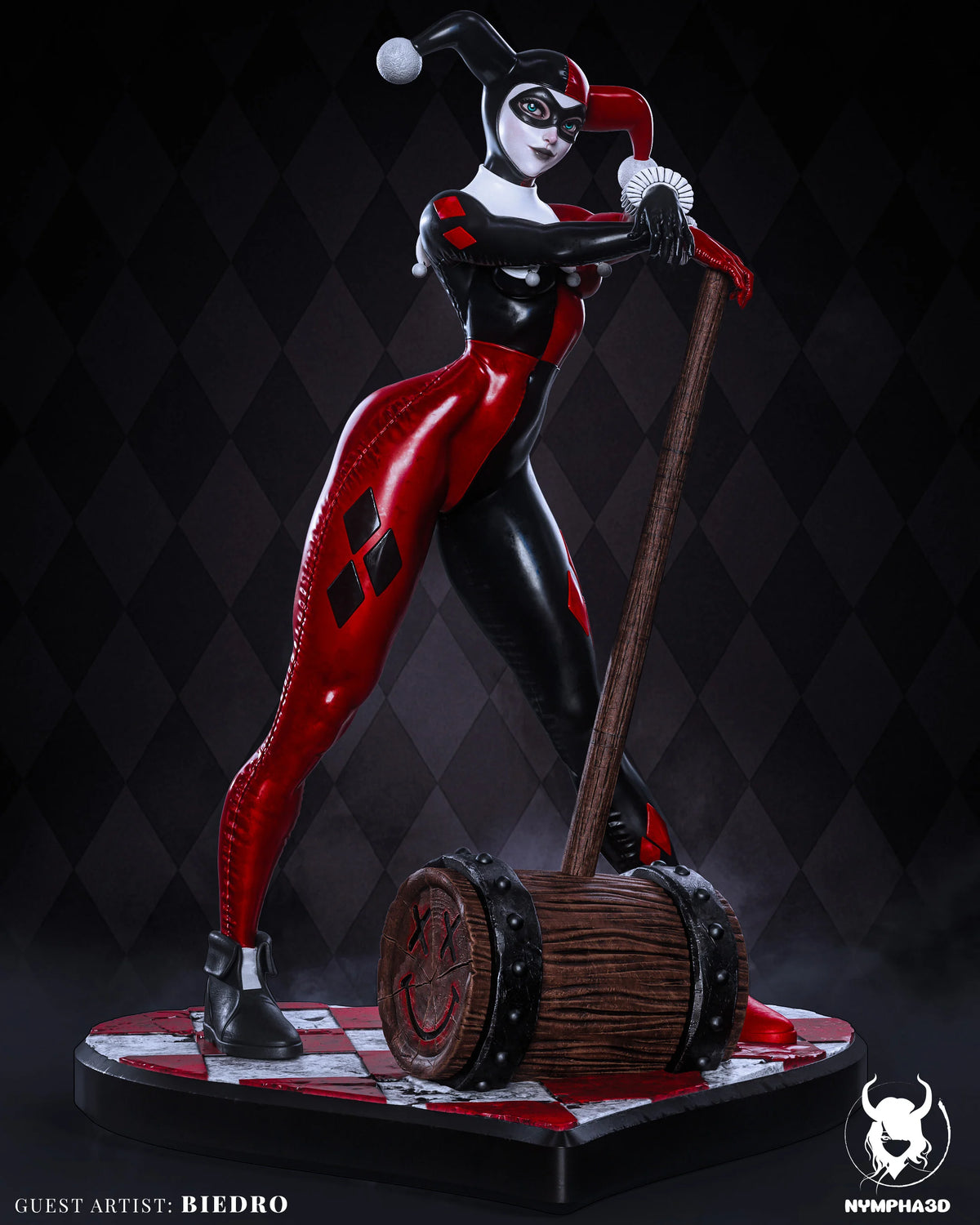 Harley Quinn Resin Art (Nympha3D)